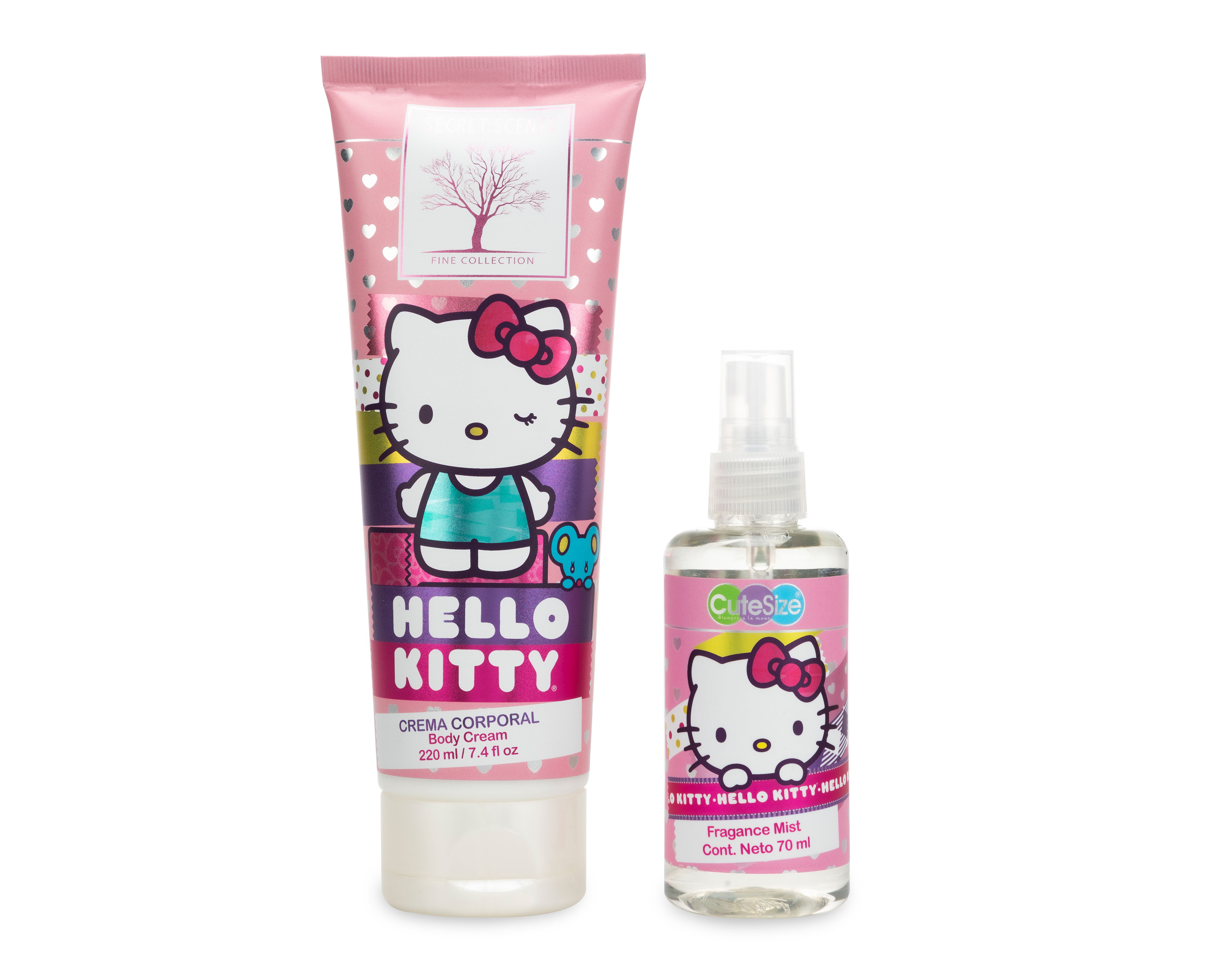Crema Corporal y Loción para Niña Hello Kitty 220 + 70 ml