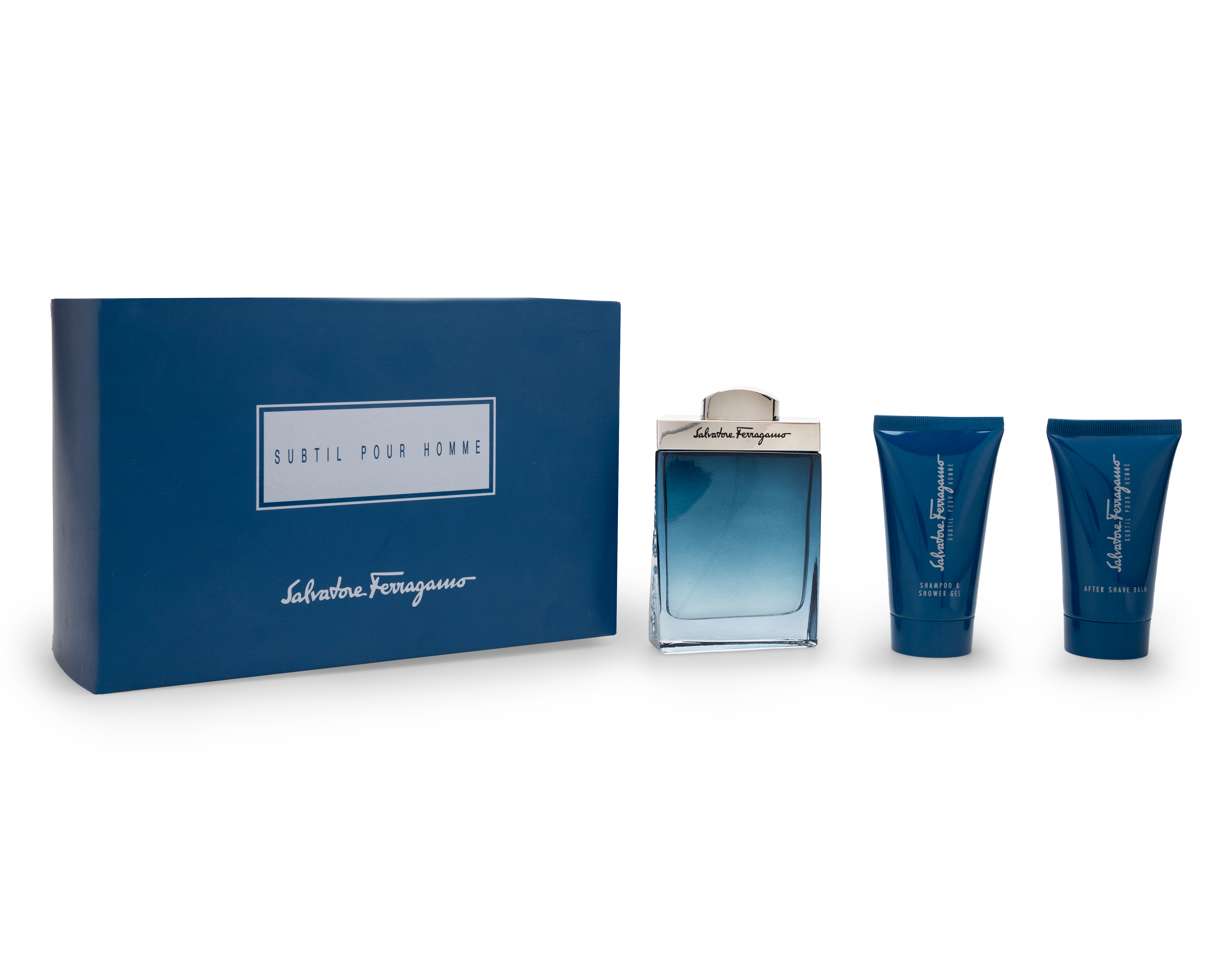 Foto 2 pulgar | Foto 1 | Estuche para Hombre Salvatore Ferragamo Subtil Pour Homme 3 Piezas