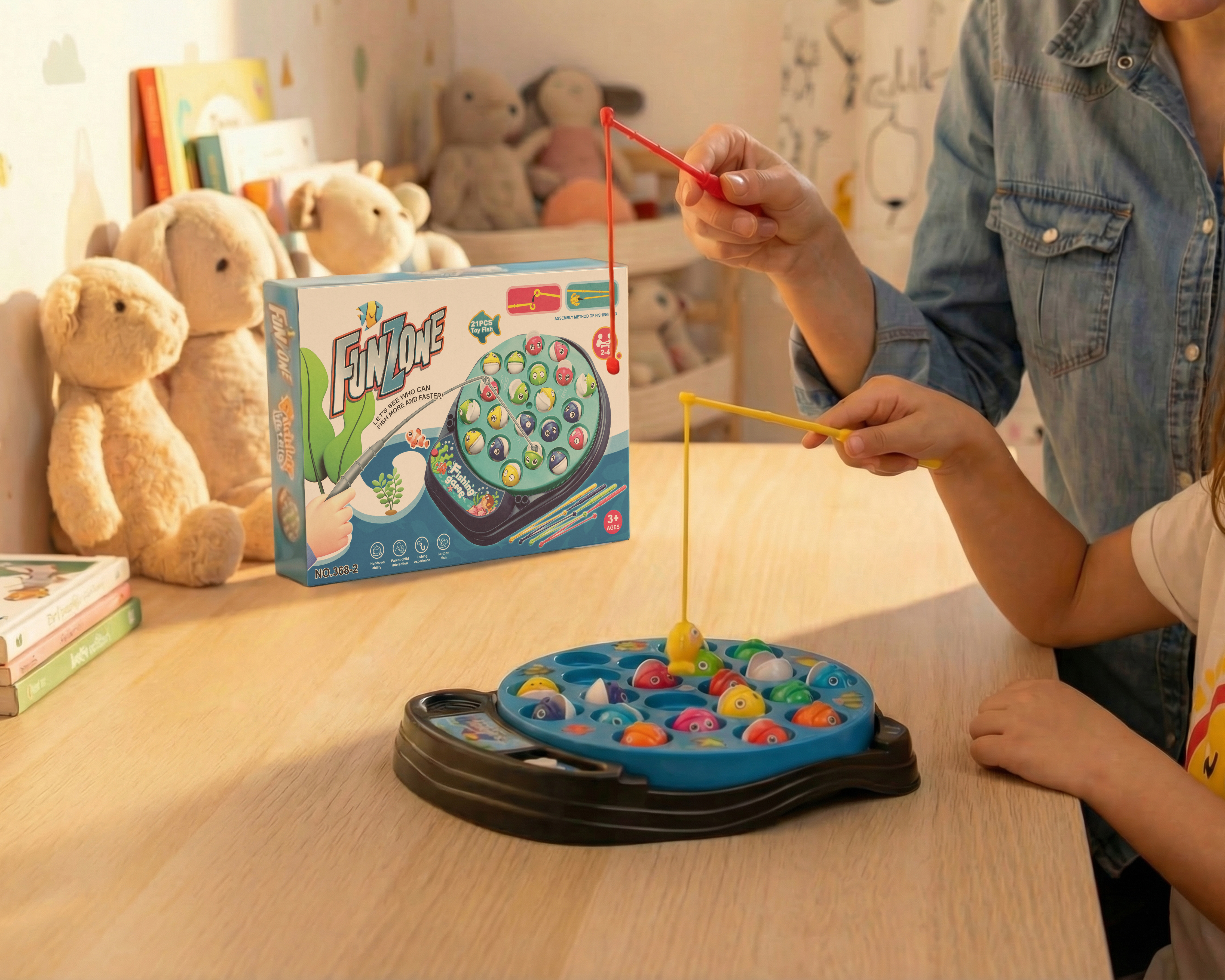 Foto 4 | Foto 4 | Juego de Mesa Funzone Atrapa Pescaditos