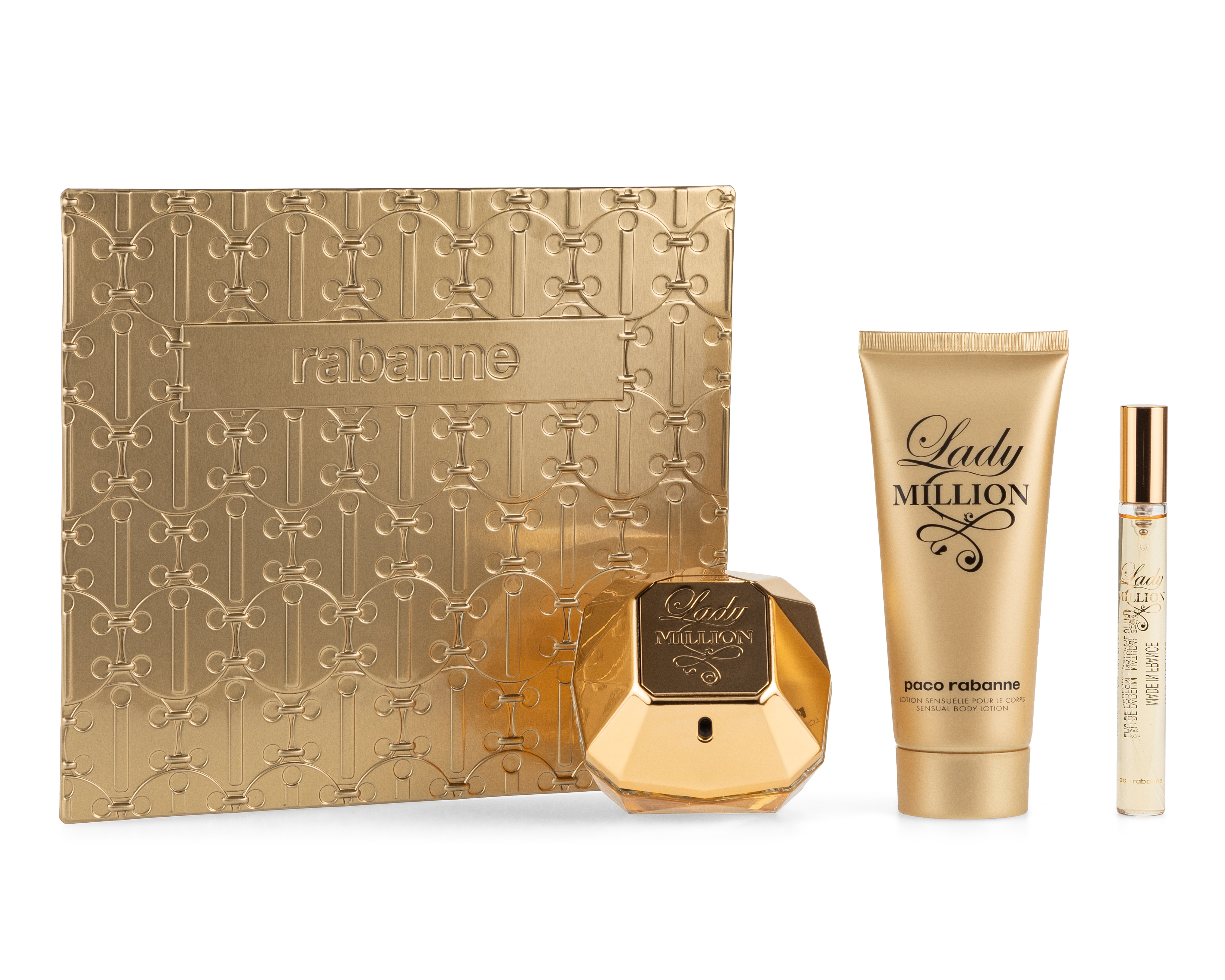 Foto 2 pulgar | Foto 1 | Estuche para Mujer Paco Rabanne Lady Million 3 Piezas