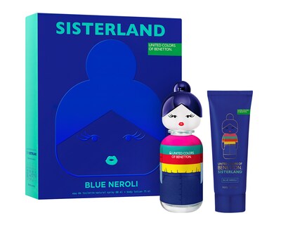 Foto 1 | Foto 1 | Estuche para Mujer United Colors of Benetton Sisterland Blue Neroli 2 Piezas