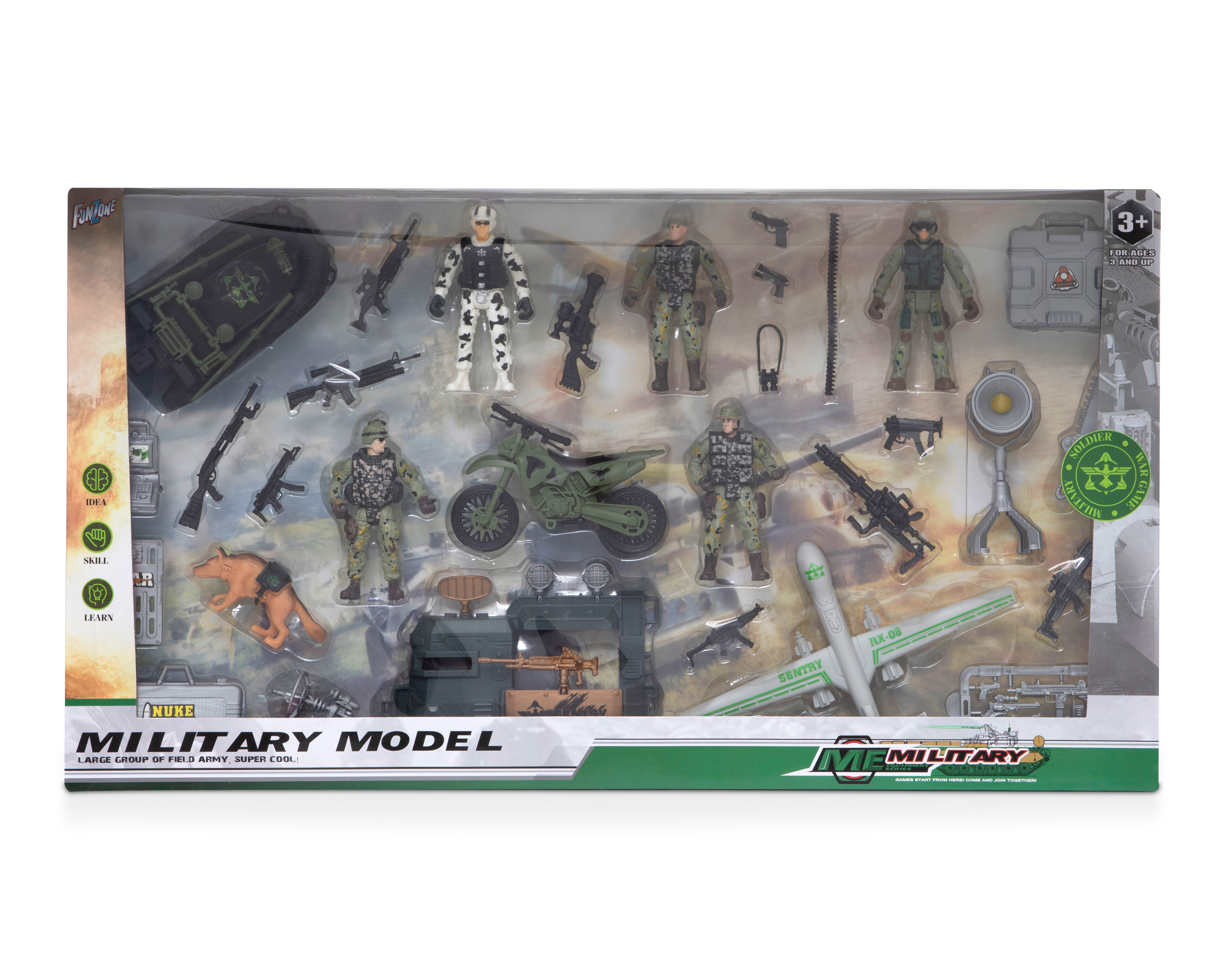 Foto 2 pulgar | Foto 1 | Figuras de Acción Soldados Funzone con Accesorios