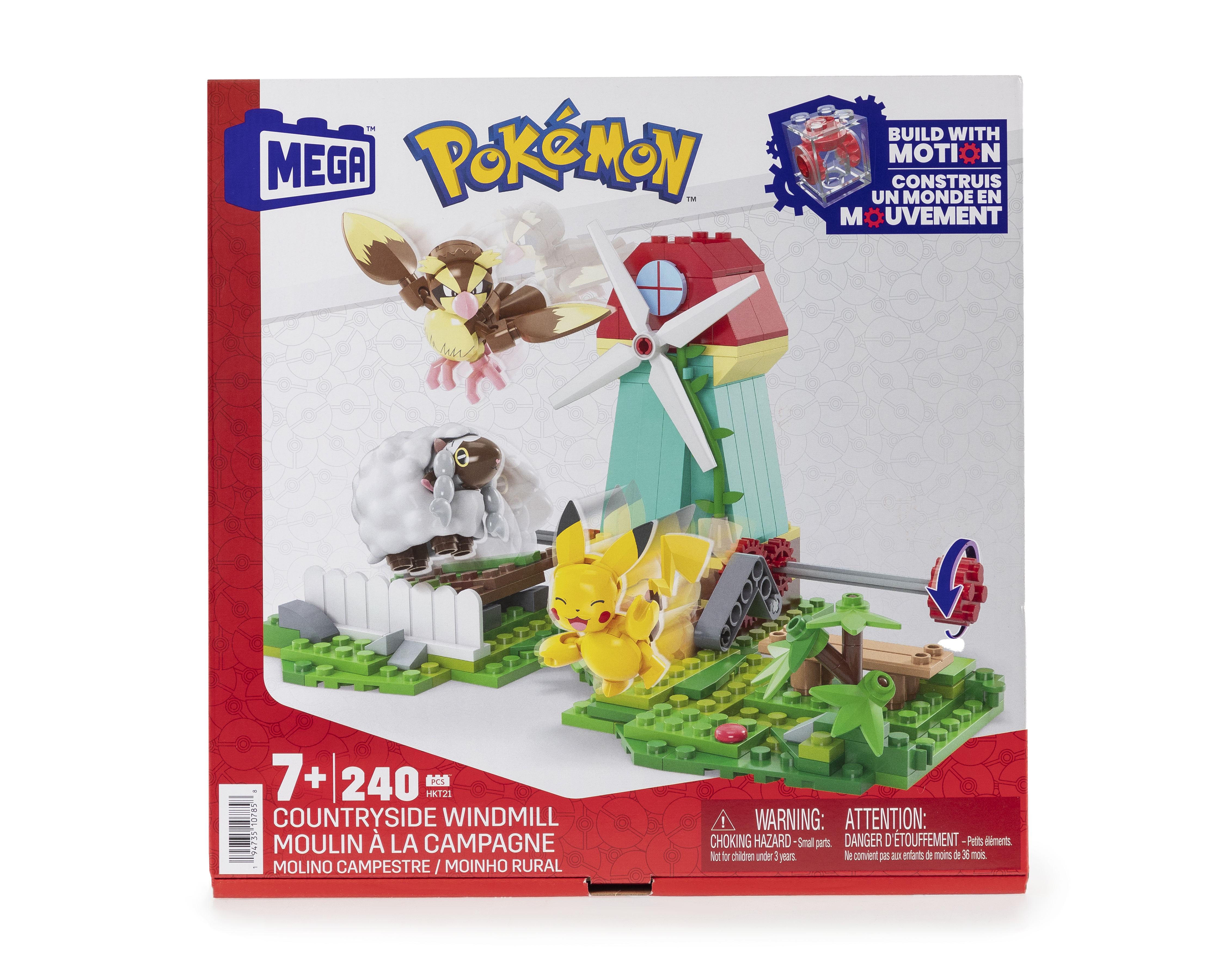 Foto 2 pulgar | Foto 1 | Bloques de Construcción Mega Pokémon Molino Campestre 240 Piezas