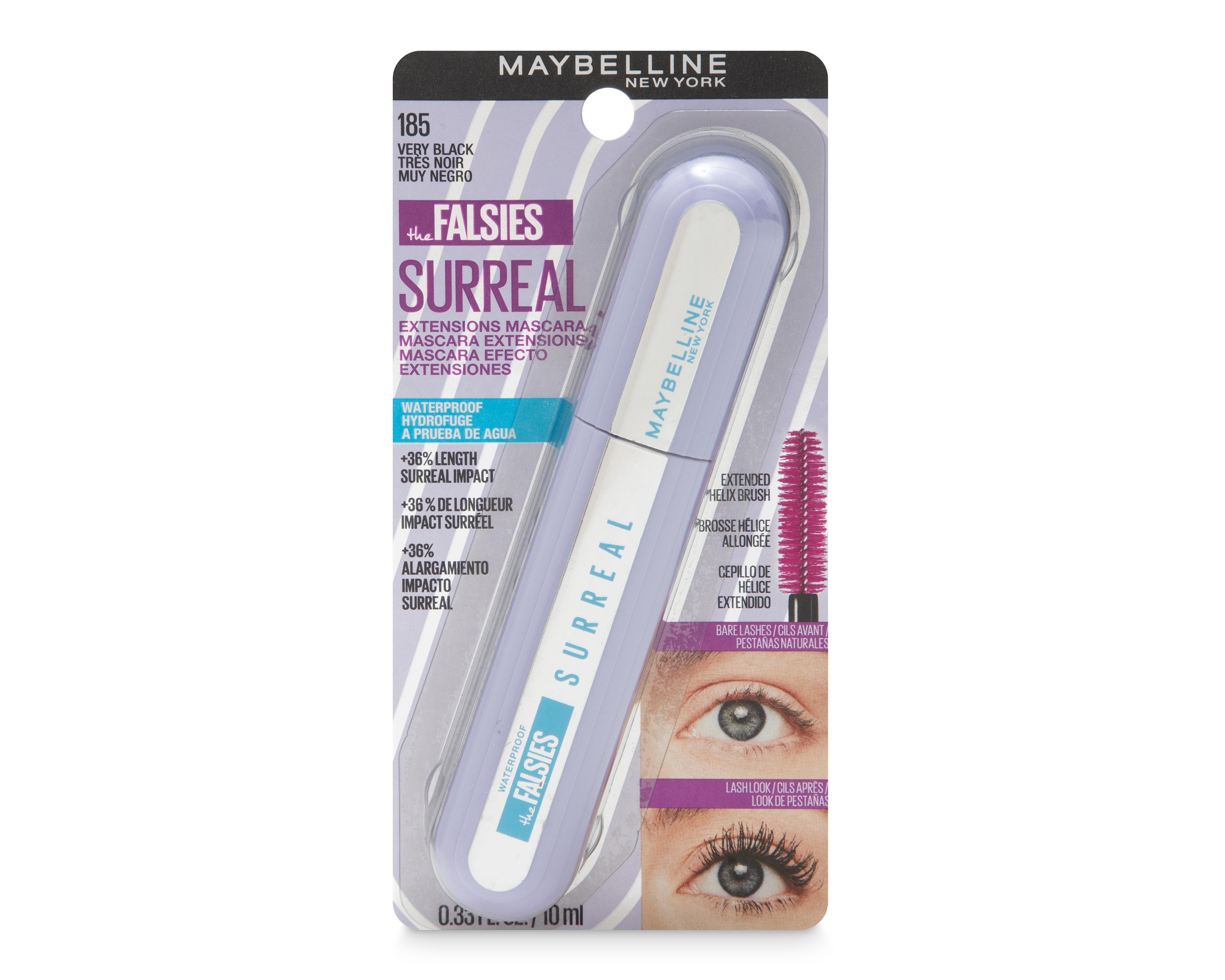 Foto 2 pulgar | Foto 1 | Máscara para Pestañas Maybelline The Falsies Surreal Negro