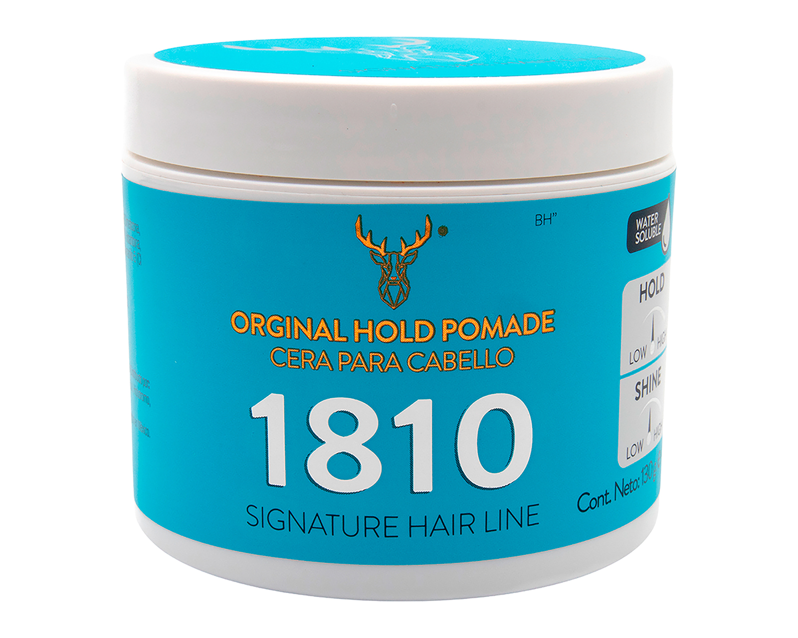 Cera para Cabello The Shaving Co 1810 Super Hold Pomade 130 g