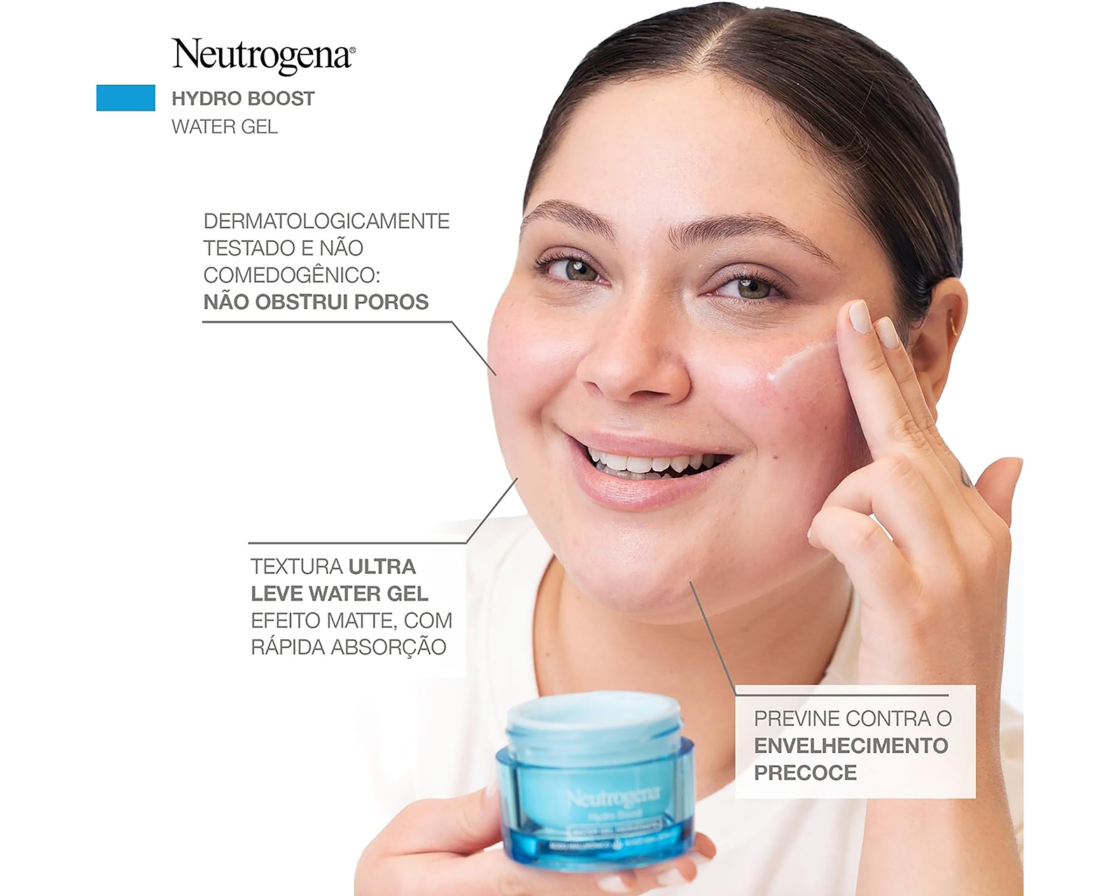Foto 5 pulgar | Foto 4 | Crema Hidratante Neutrogena Hydro Boost con Ácido Hialurónico 50 g