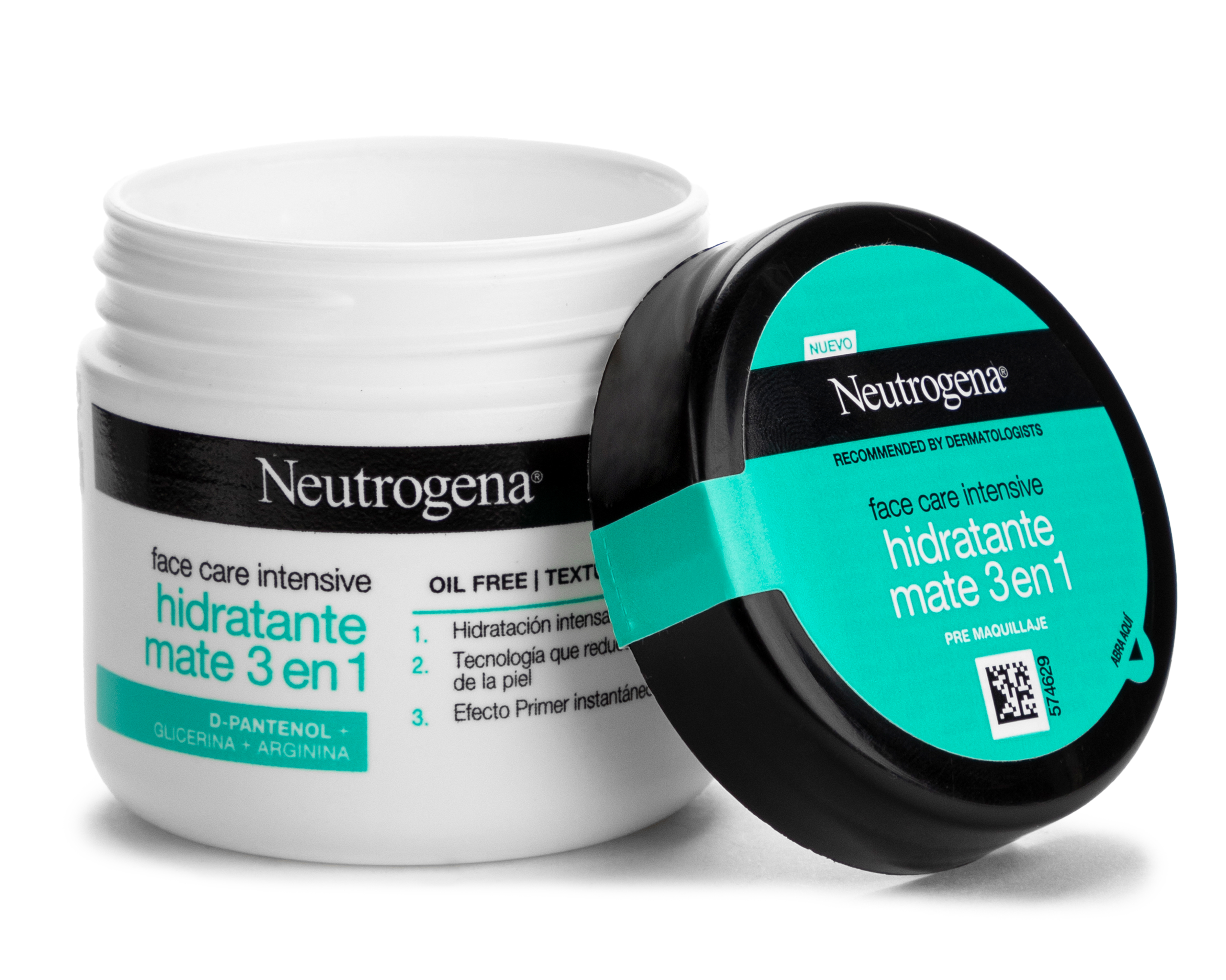 Foto 4 pulgar | Foto 3 | Crema Facial Neutrogena Hidratante Mate 3 en 1 con D-pantenol 100 g