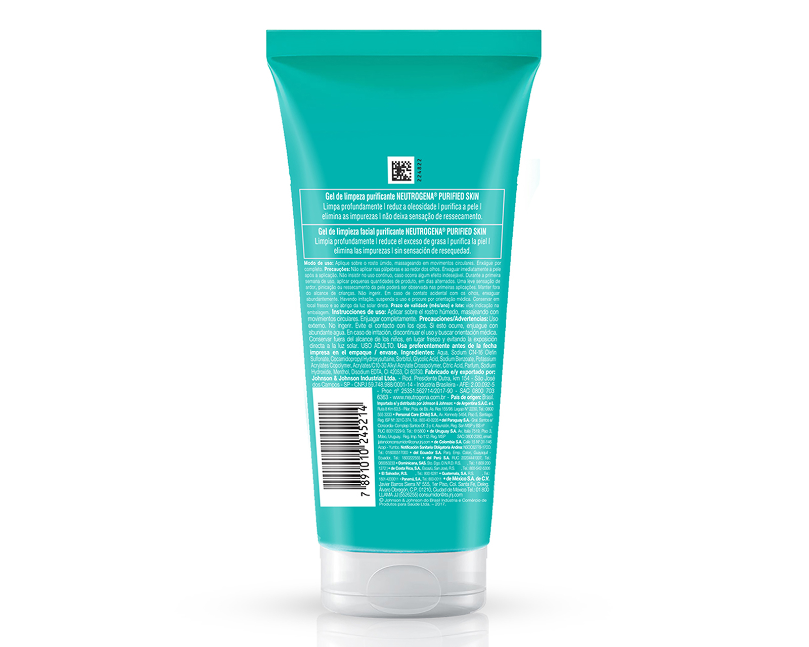 Foto 3 pulgar | Foto 2 | Gel Limpiador Facial Neutrogena Purified Skin con Ácido Glicólico 150 ml