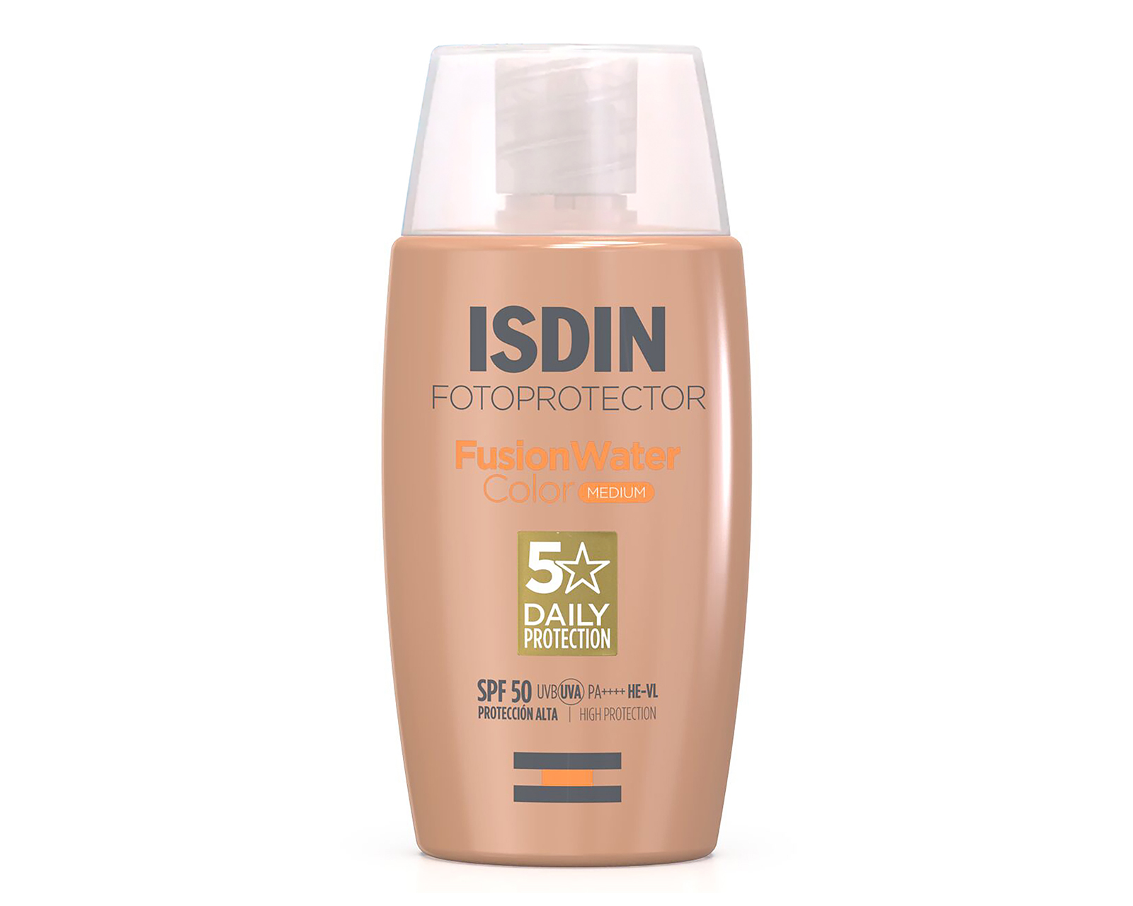 Foto 2 pulgar | Foto 1 | Protector Solar ISDIN Fusion Water Color Tono Medio FPS+ 50 50 ml