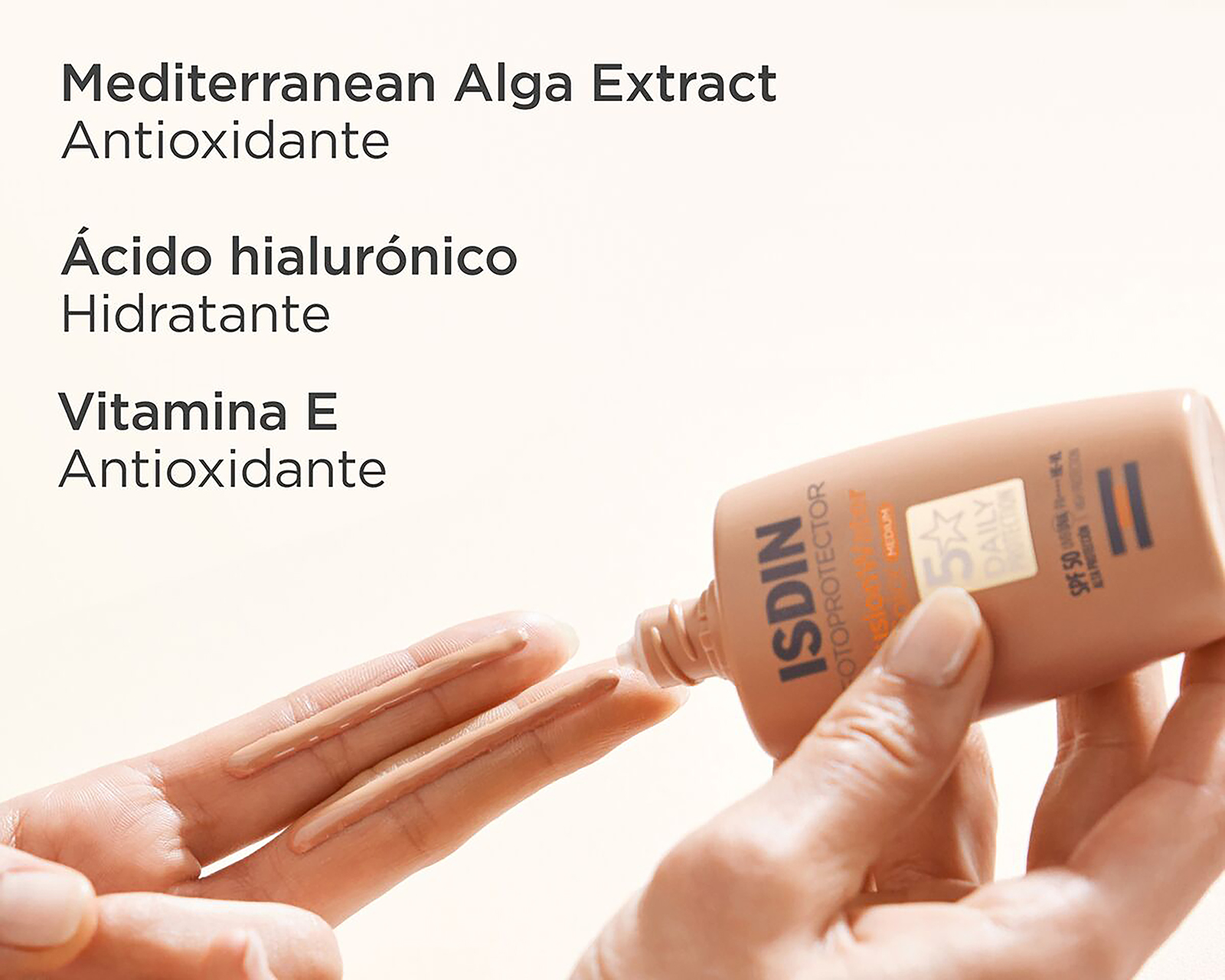 Foto 5 pulgar | Foto 4 | Protector Solar ISDIN Fusion Water Color Tono Medio FPS+ 50 50 ml