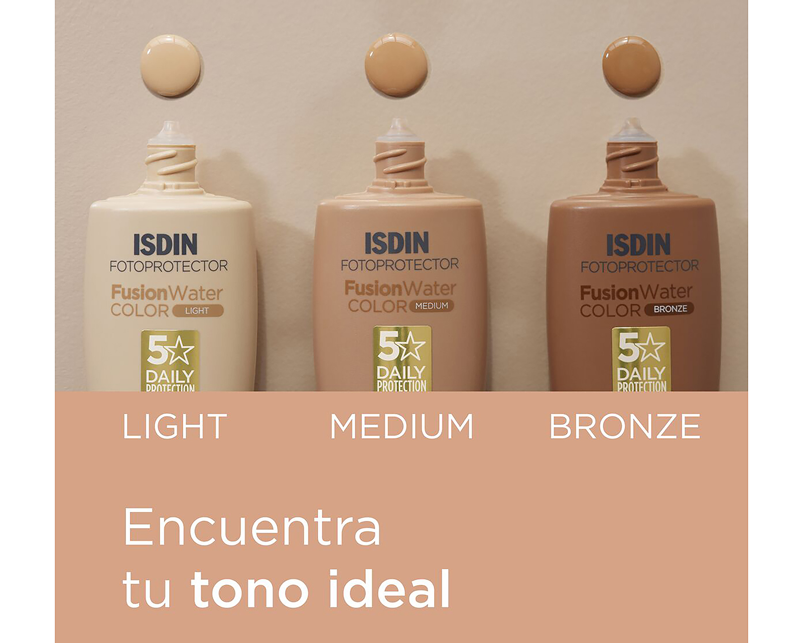 Foto 6 pulgar | Foto 5 | Protector Solar ISDIN Fusion Water Color Tono Medio FPS+ 50 50 ml