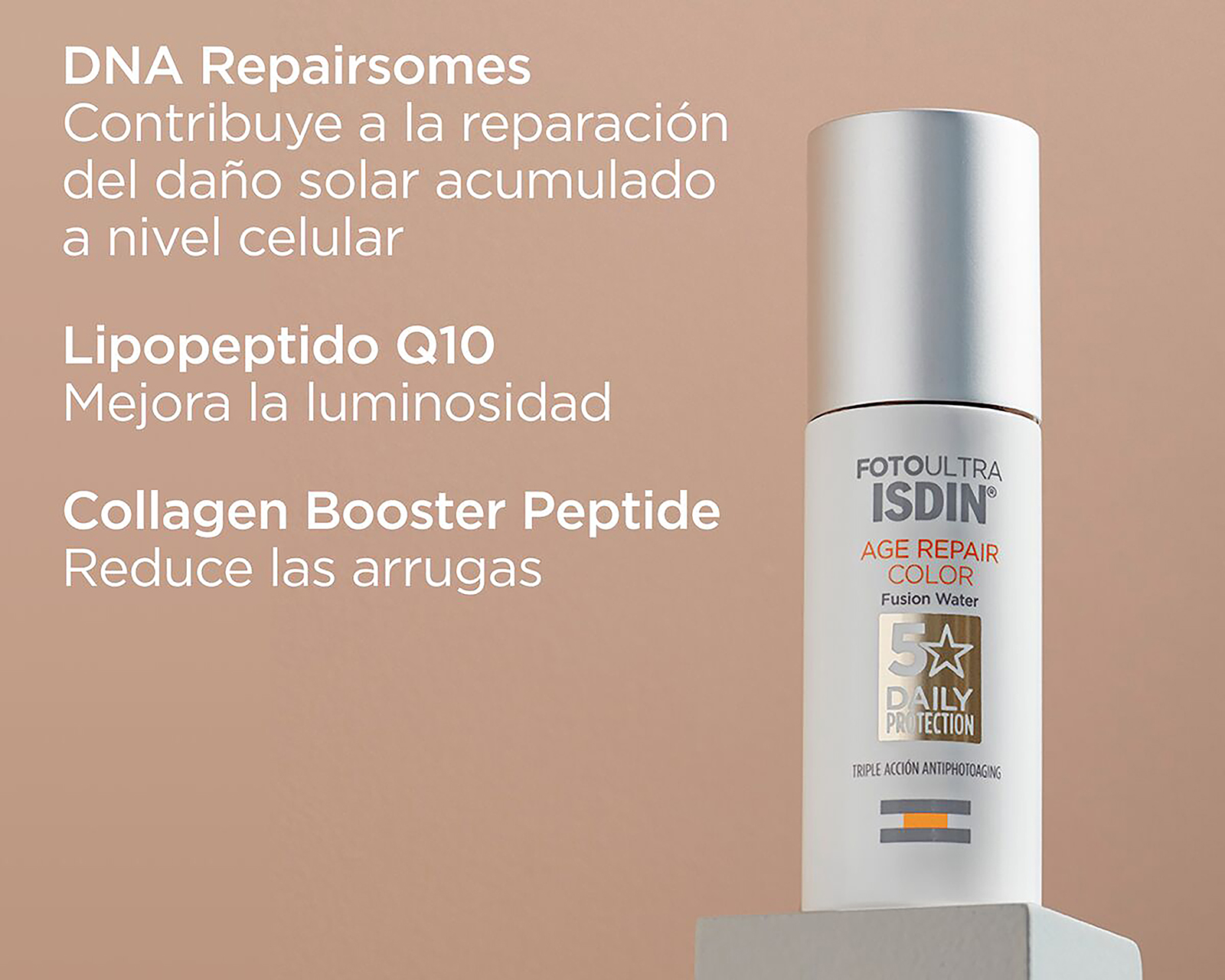 Foto 5 pulgar | Foto 4 | Protector Solar ISDIN Age Repair Fusion Water FPS 50+ 50 ml