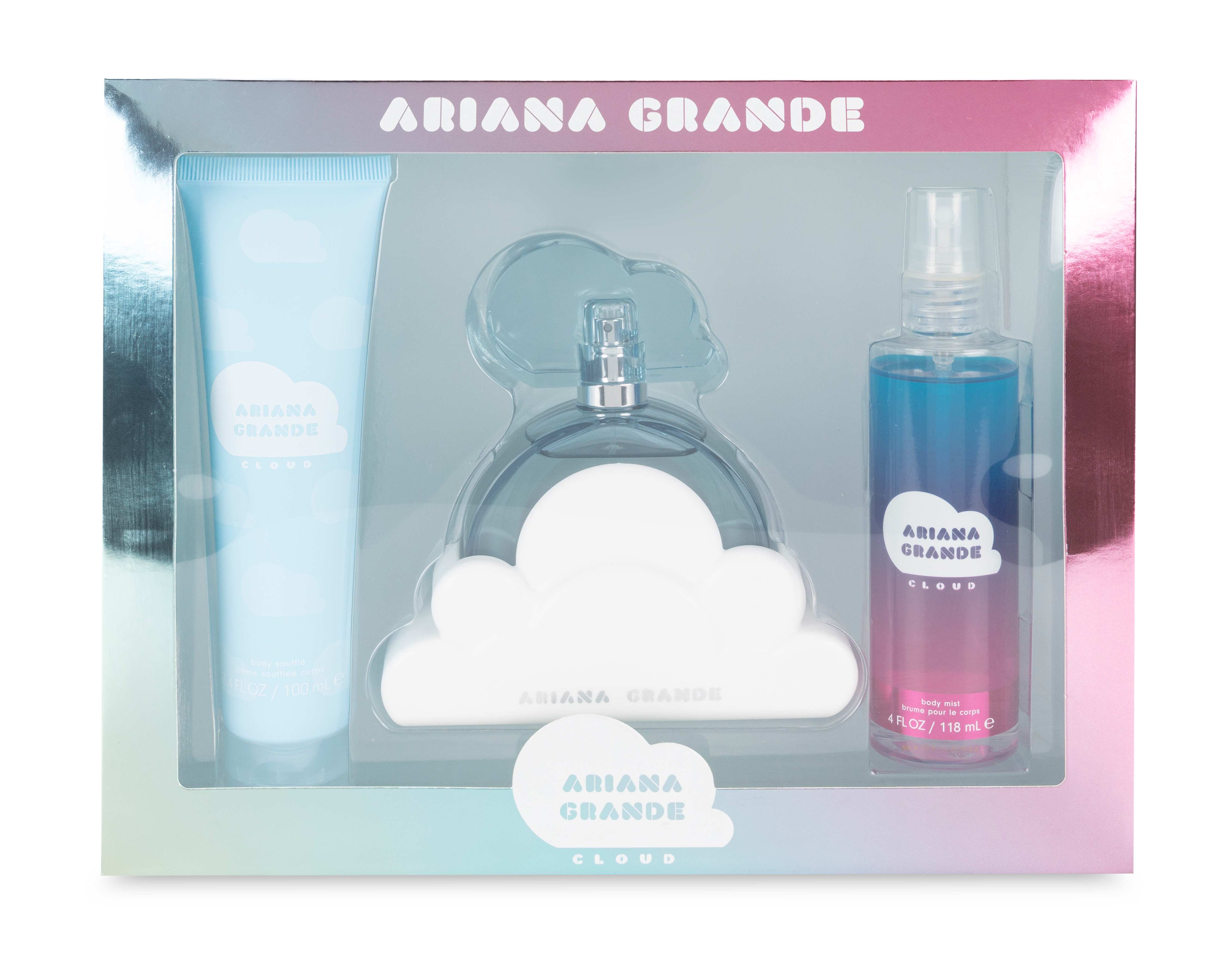 Foto 2 pulgar | Foto 1 | Estuche para Mujer Ariana Grande Cloud 3 Piezas