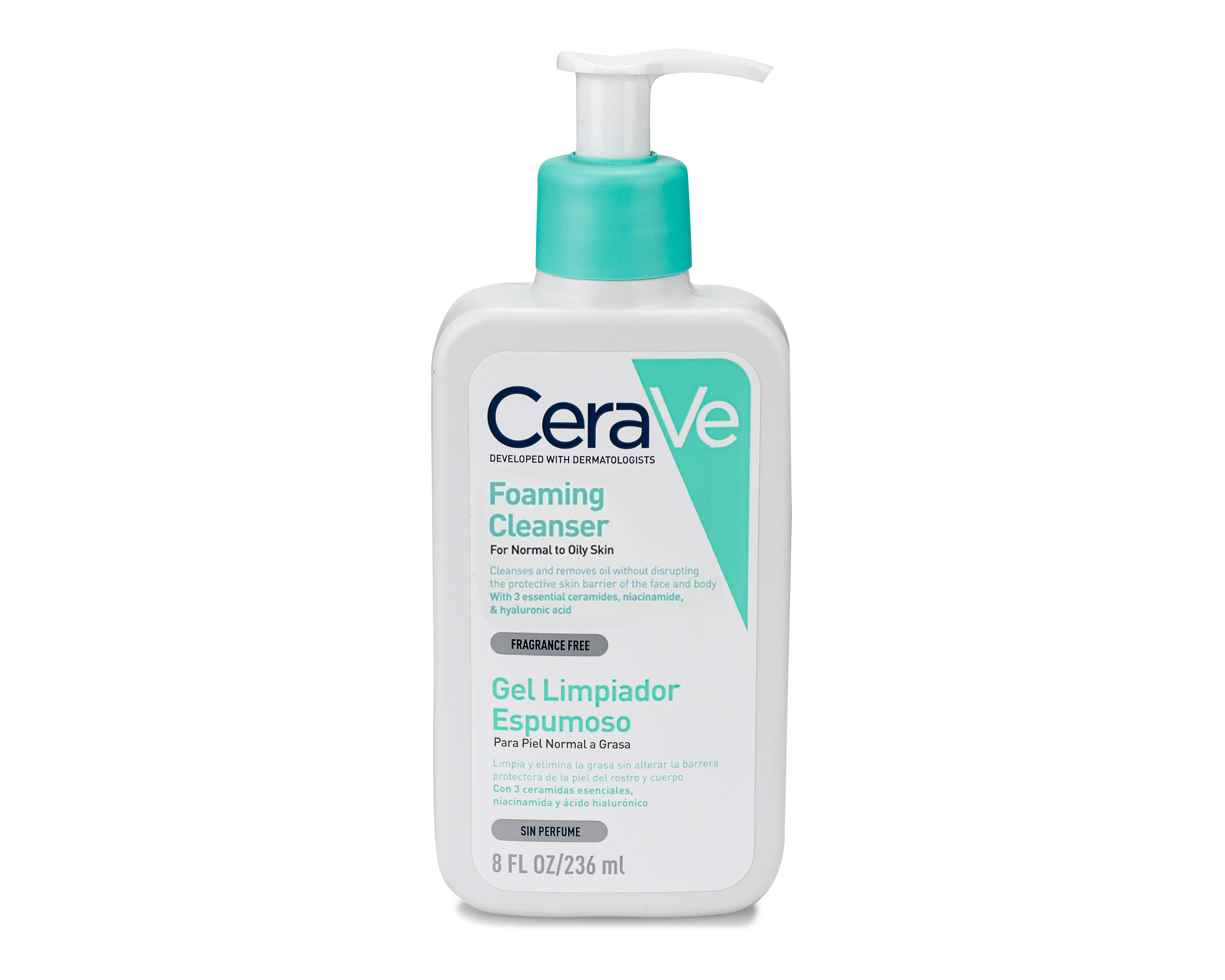 Foto 2 pulgar | Foto 1 | Gel Limpiador Espumoso Cerave para Rostro 236 ml