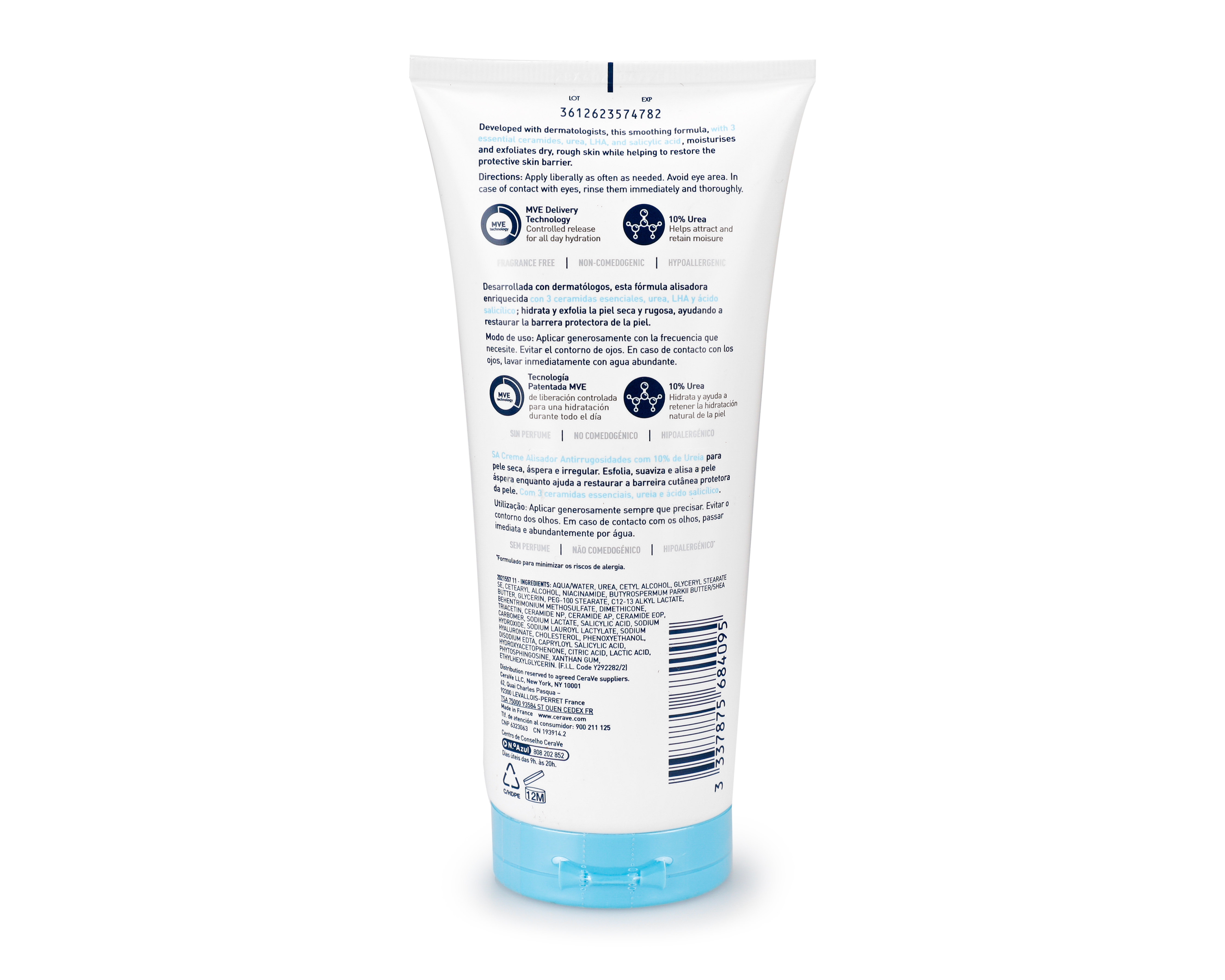 Foto 3 pulgar | Foto 2 | Crema Facial Alisadora CeraVe SA 177 ml