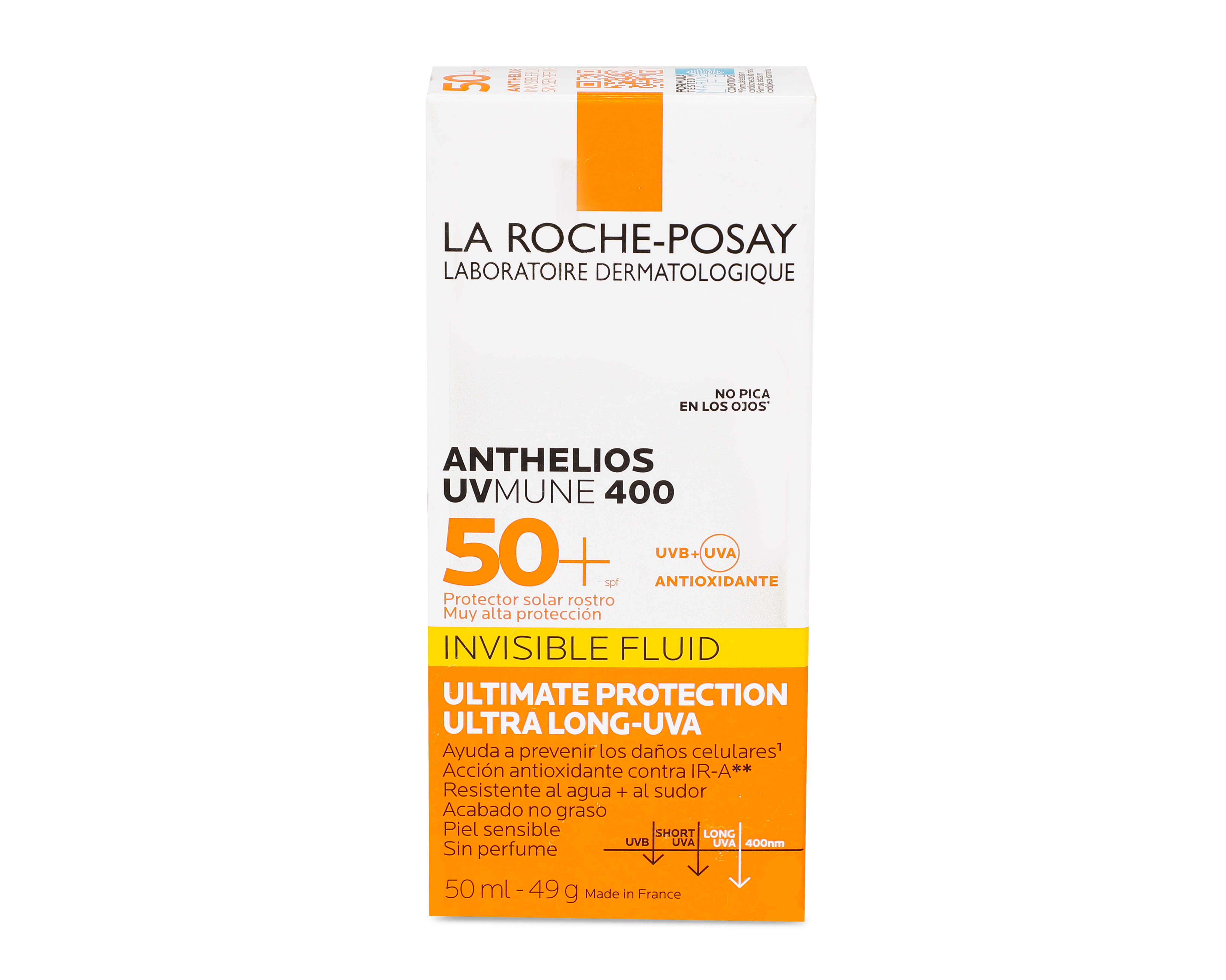 Foto 1 | Foto 1 | Protector Solar La Roche Posay Anthelios FPS 50+ Invisible Fluid 50 ml