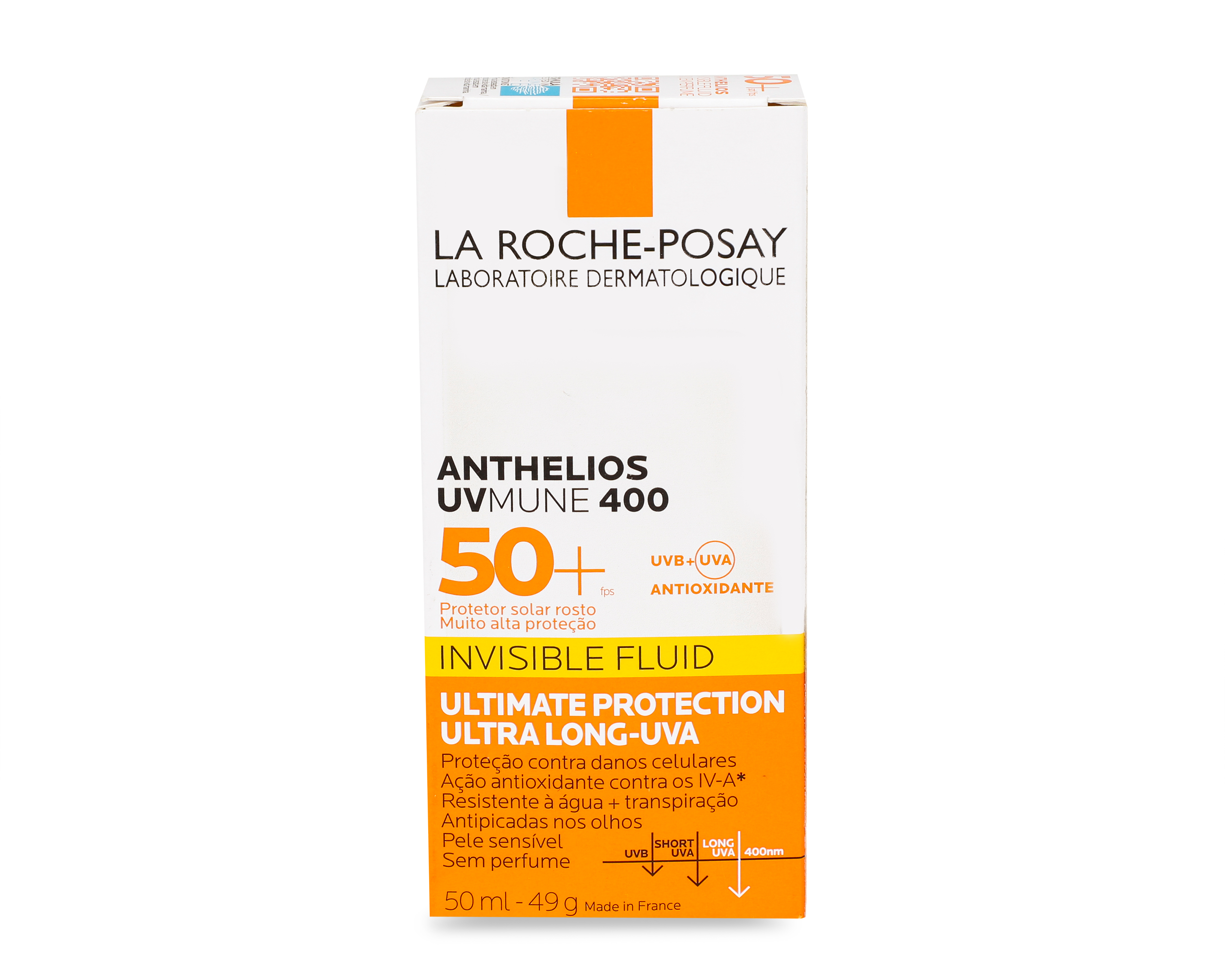 Foto 3 pulgar | Foto 2 | Protector Solar La Roche Posay Anthelios FPS 50+ Invisible Fluid 50 ml