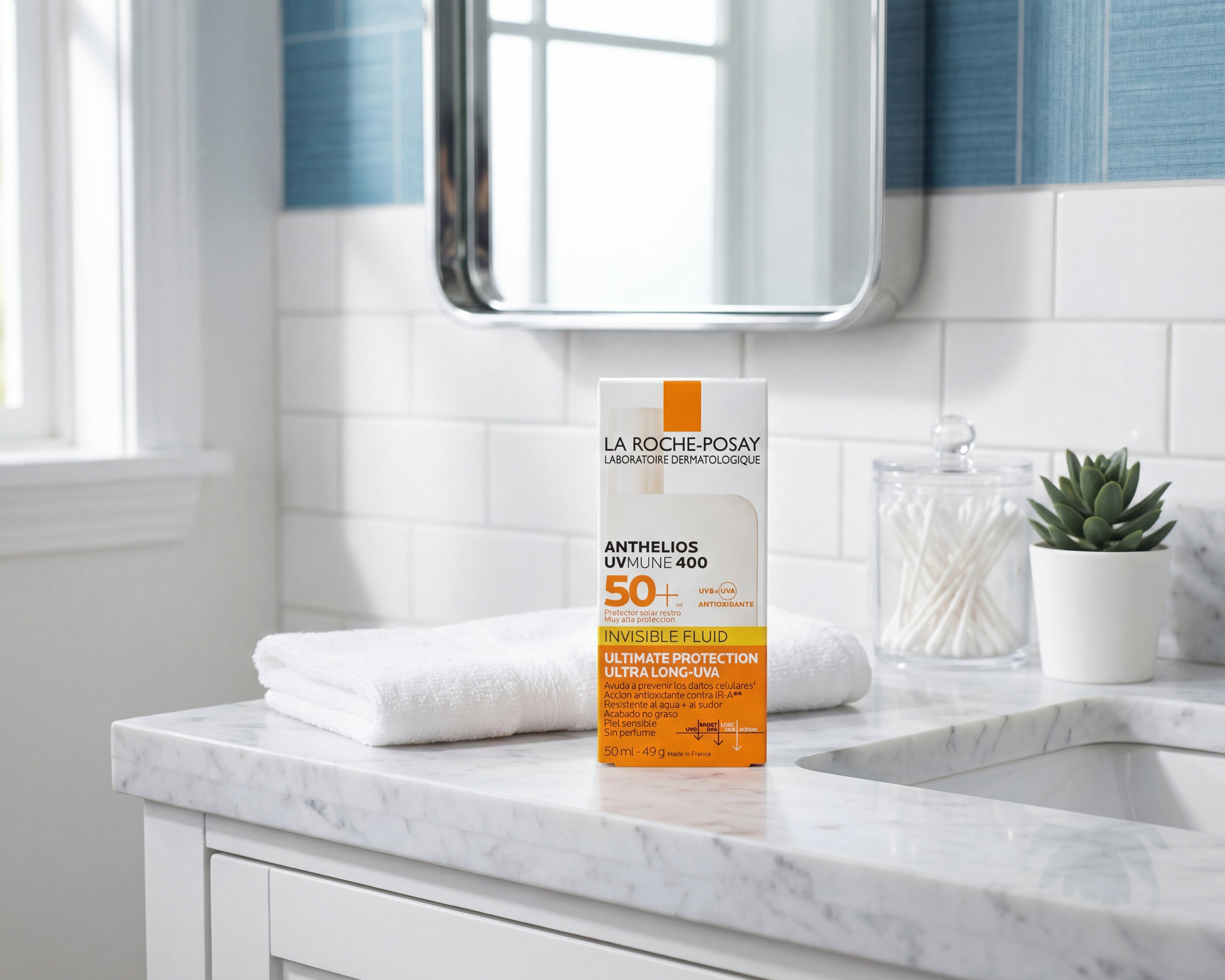 Foto 3 | Foto 3 | Protector Solar La Roche-Posay Anthelios FPS 50+ Invisible Fluid 50 ml