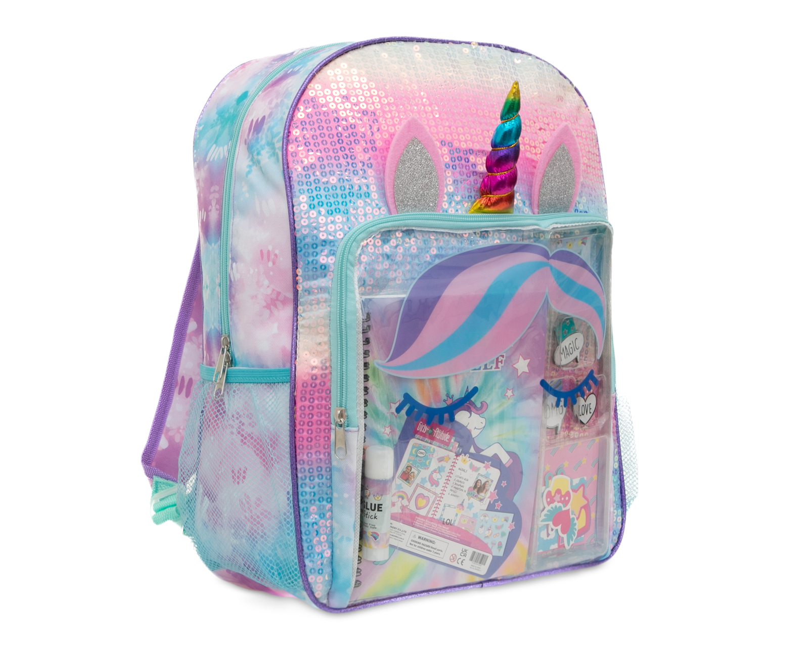 Foto 3 pulgar | Foto 2 | Mochila Escolar Girls Attitude con Accesorios