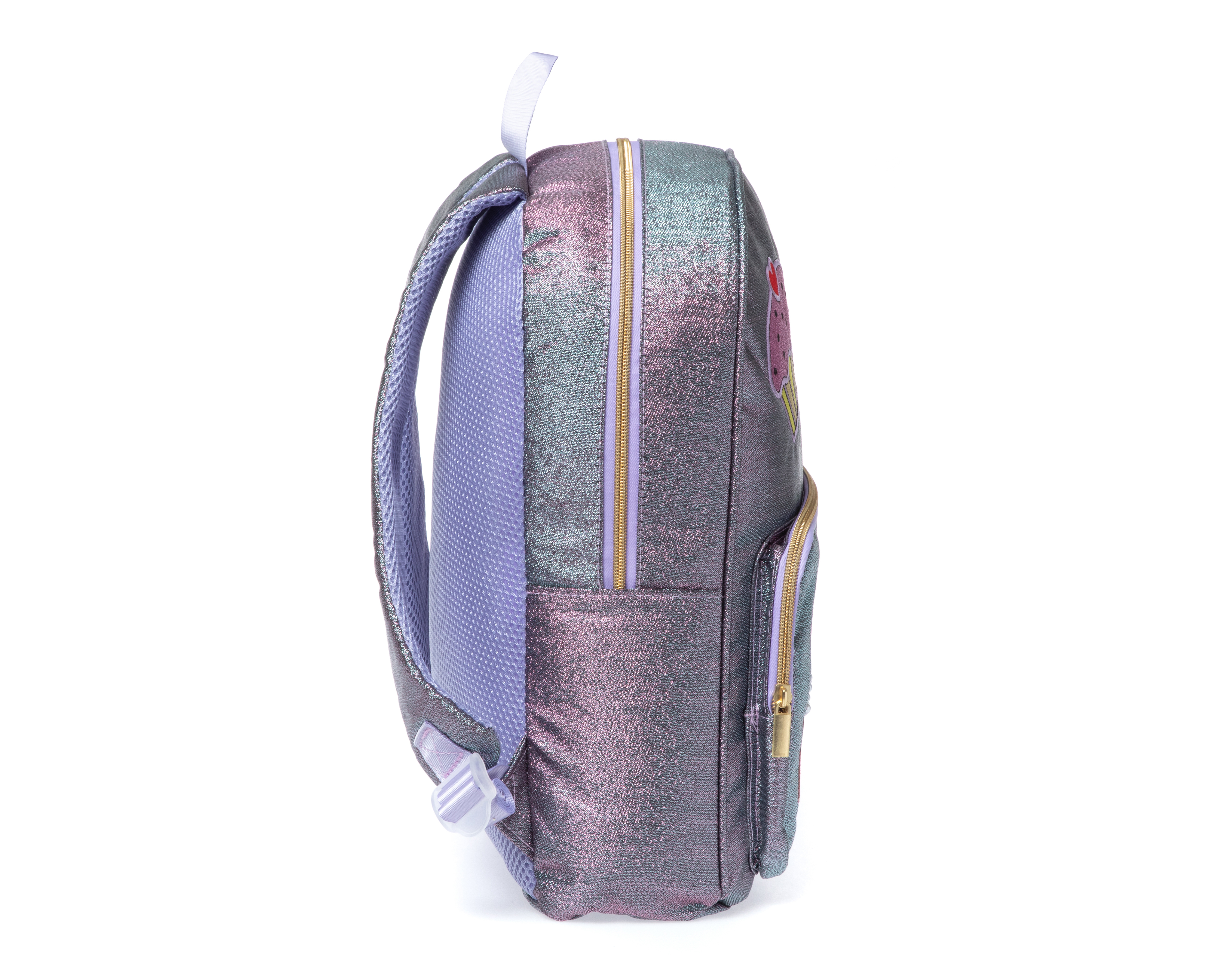 Foto 4 pulgar | Foto 3 | Mochila Escolar Girls Attitude Plata