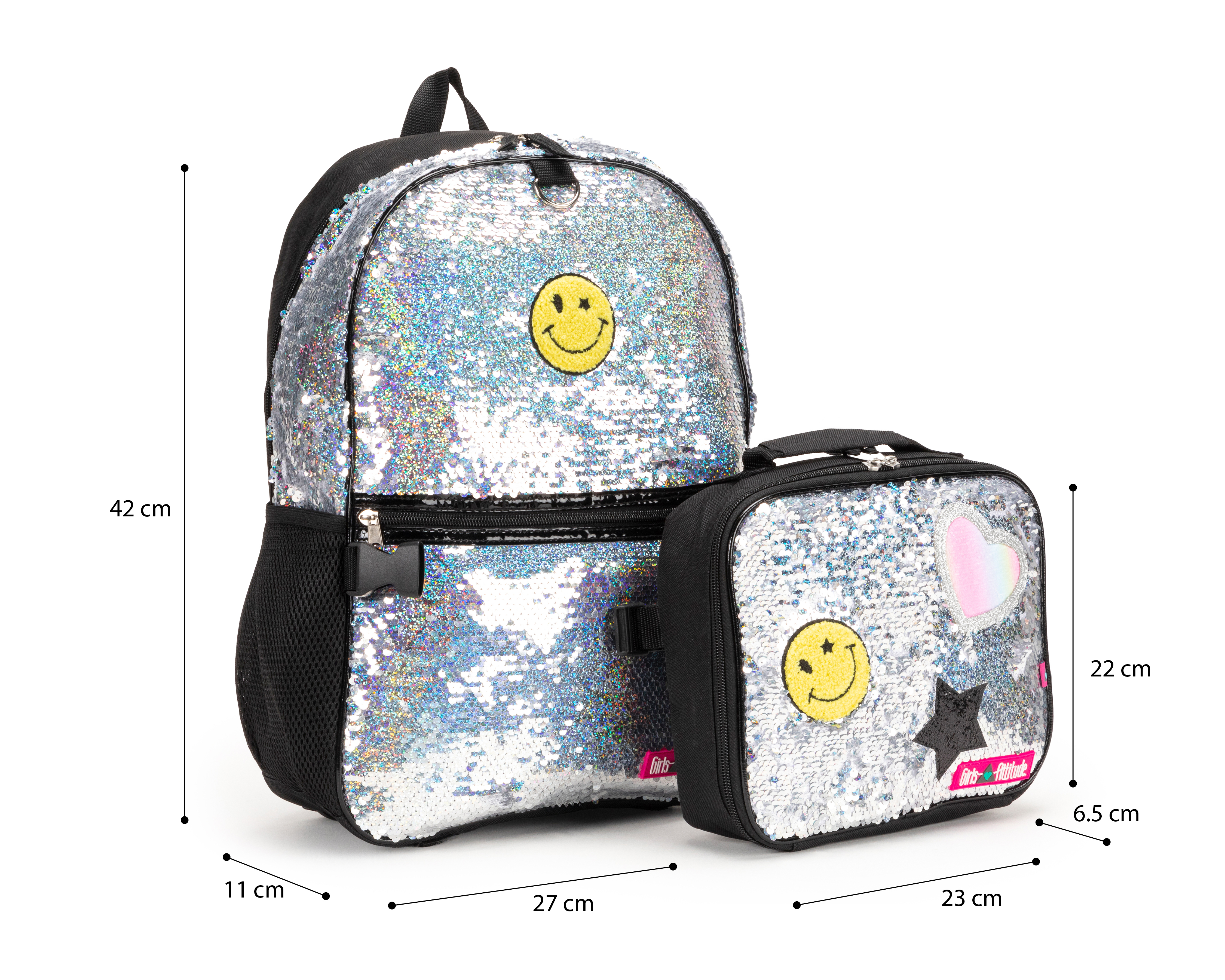 Foto 7 | Foto 7 | Mochila Girls Attitude con Lonchera