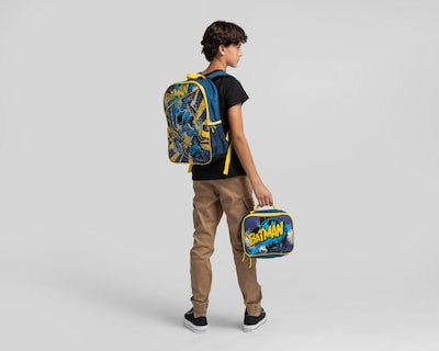 Foto 8 | Foto 8 | Mochila Escolar Batman con Lonchera