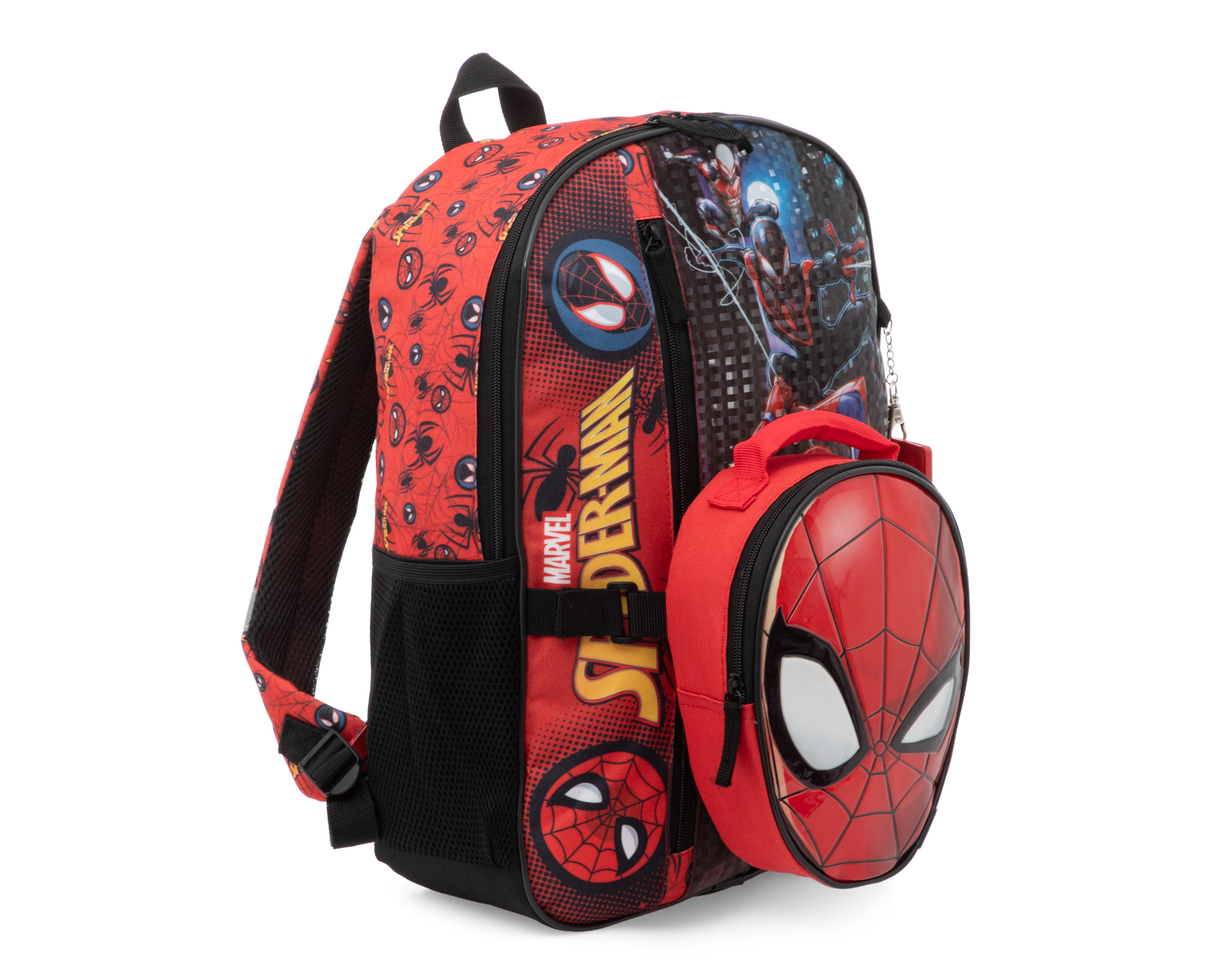 Foto 4 pulgar | Foto 3 | Mochila Marvel Spider-Man con Lonchera y Lapicera