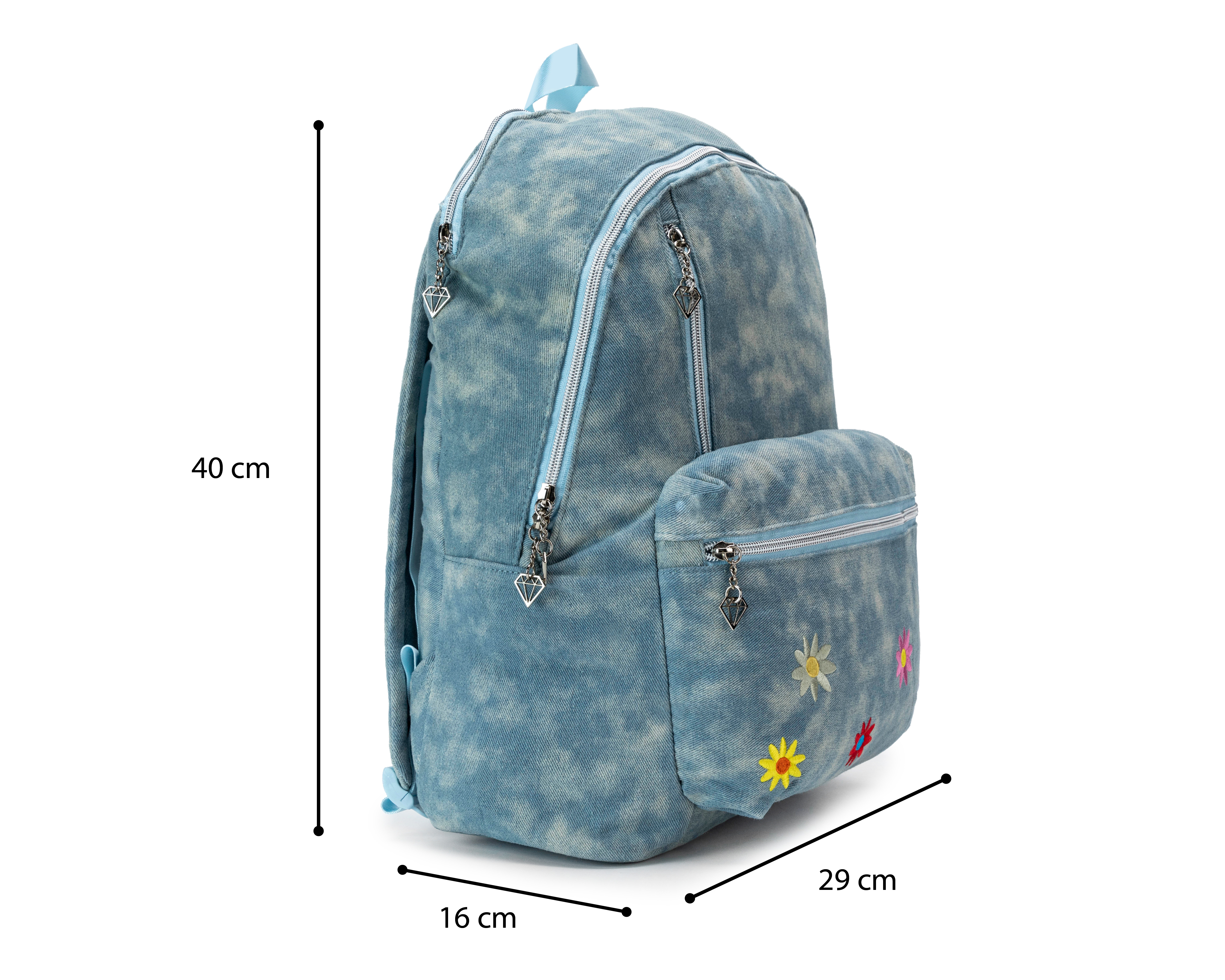 Foto 8 pulgar | Foto 7 | Mochila Escolar Thinner Azul