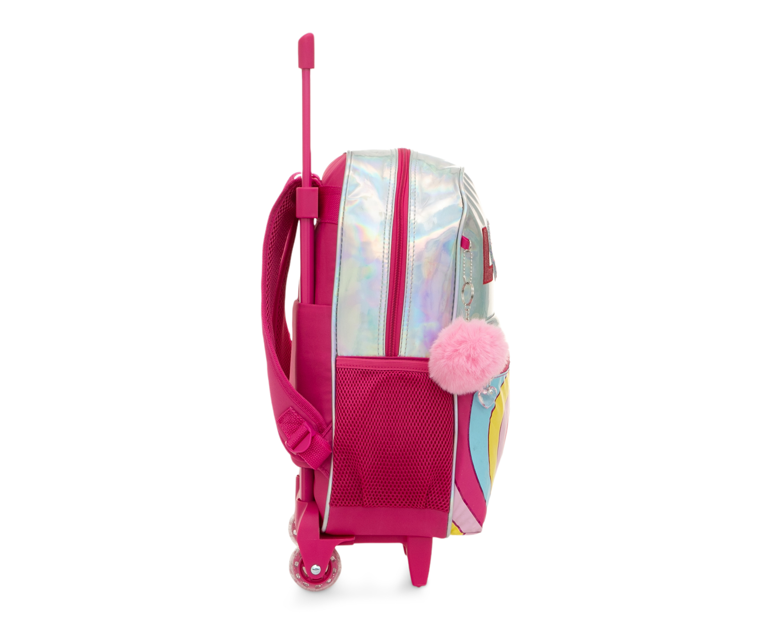 Foto 4 pulgar | Foto 3 | Mochila con Ruedas Girls Attitude Rosa