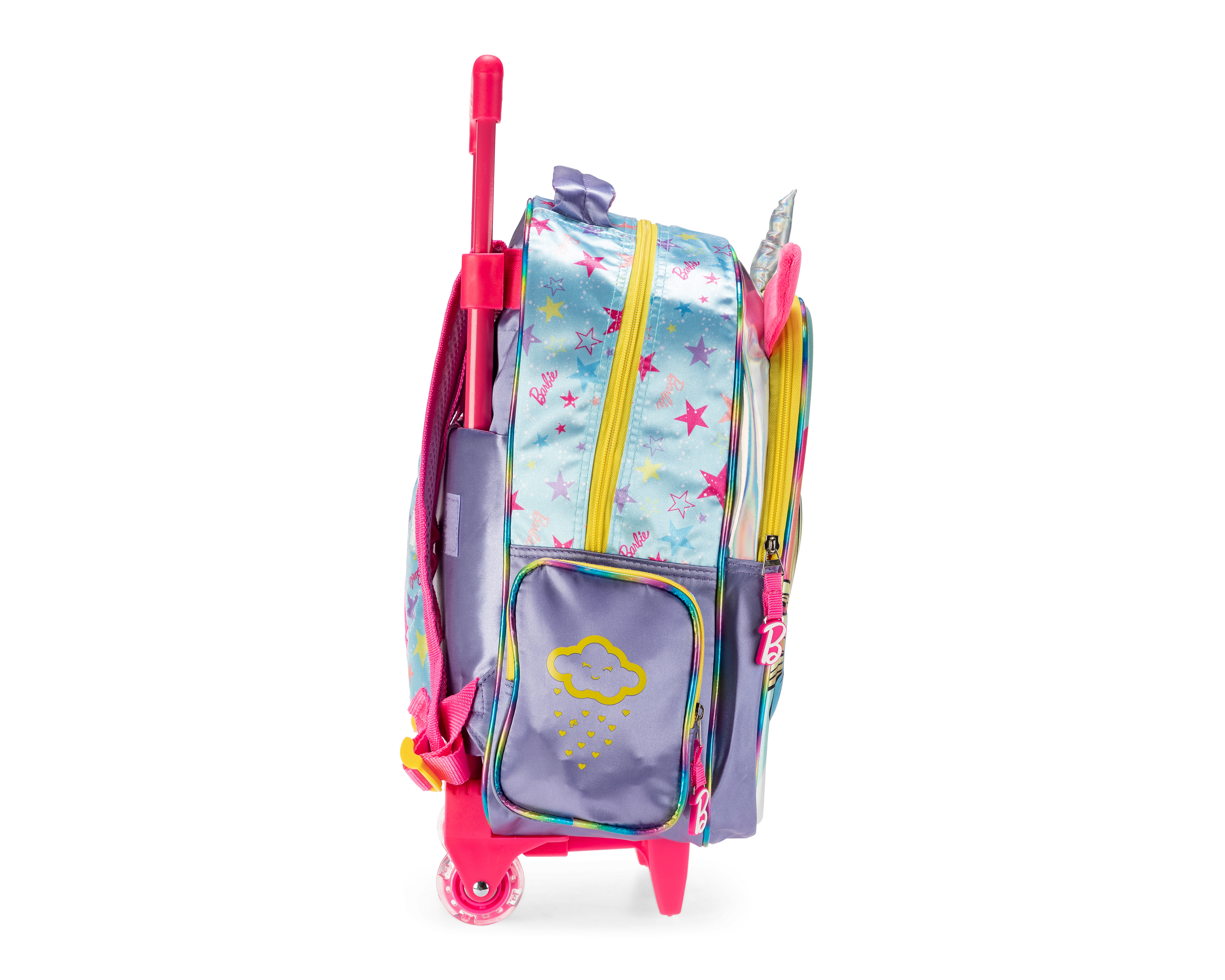 Foto 4 pulgar | Foto 3 | Mochila con Ruedas Barbie Multicolor