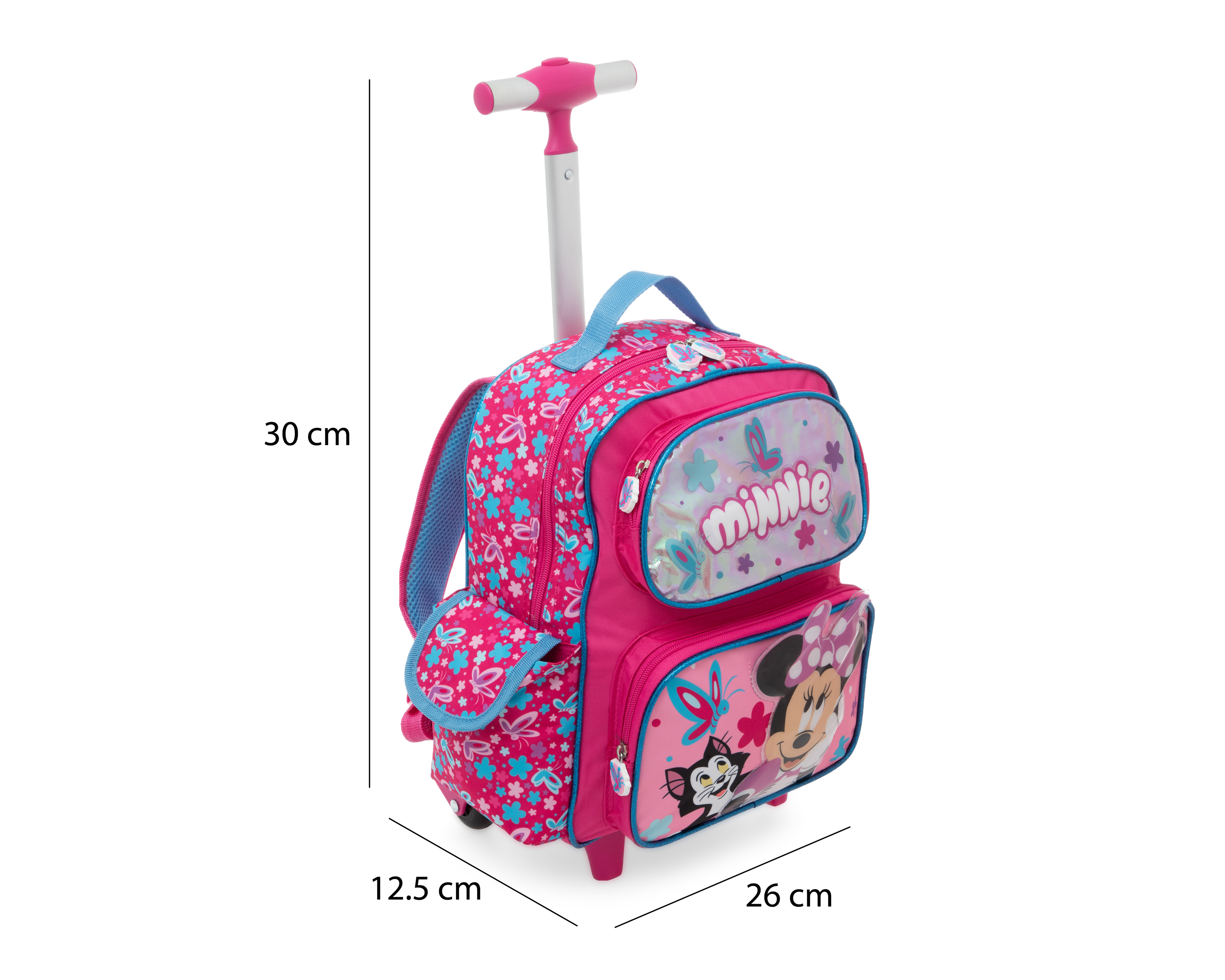 Foto 8 pulgar | Foto 7 | Mochila con Ruedas Disney Minnie Mouse Rosa
