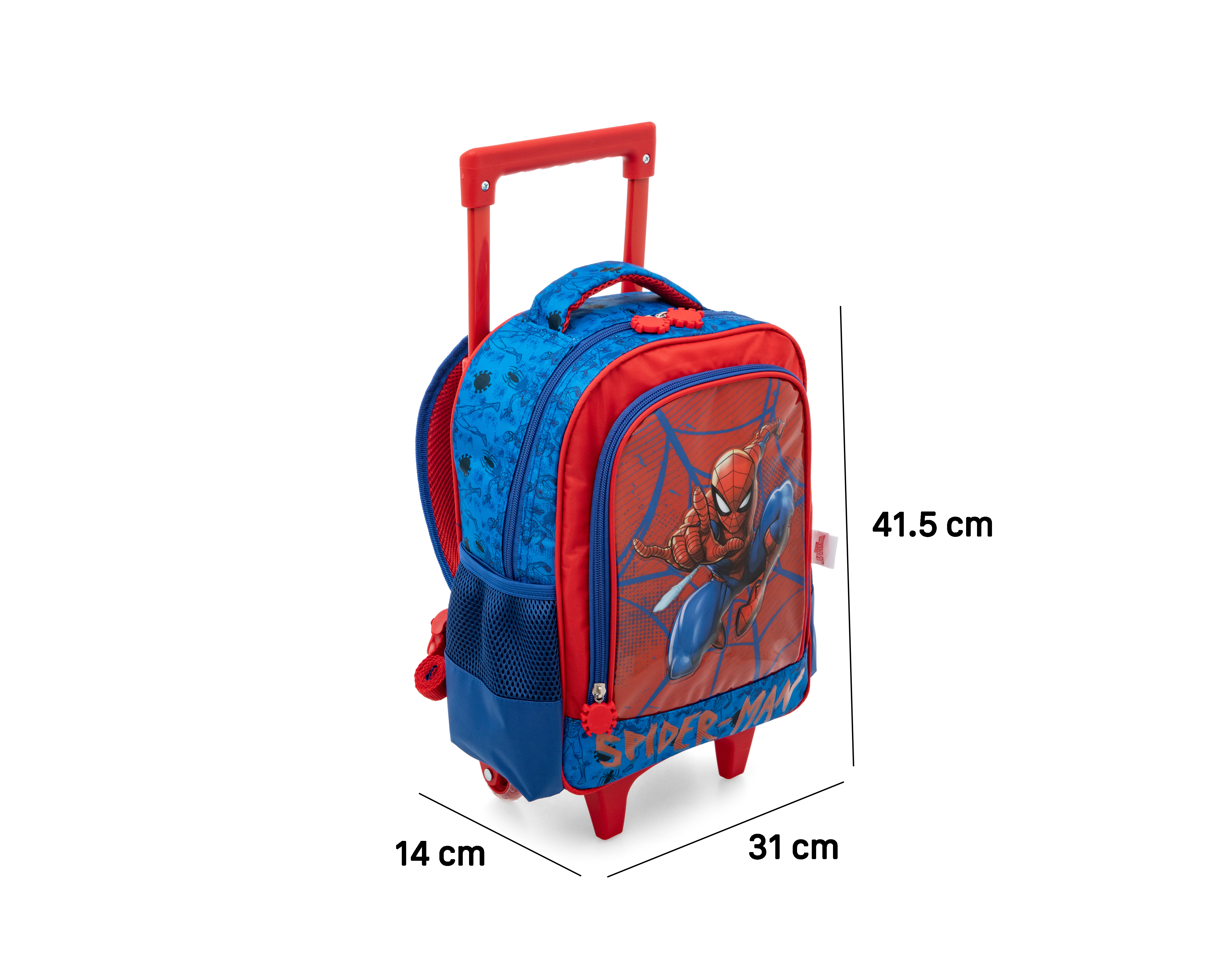 Foto 8 pulgar | Foto 7 | Mochila con Ruedas Marvel Spider-Man Roja