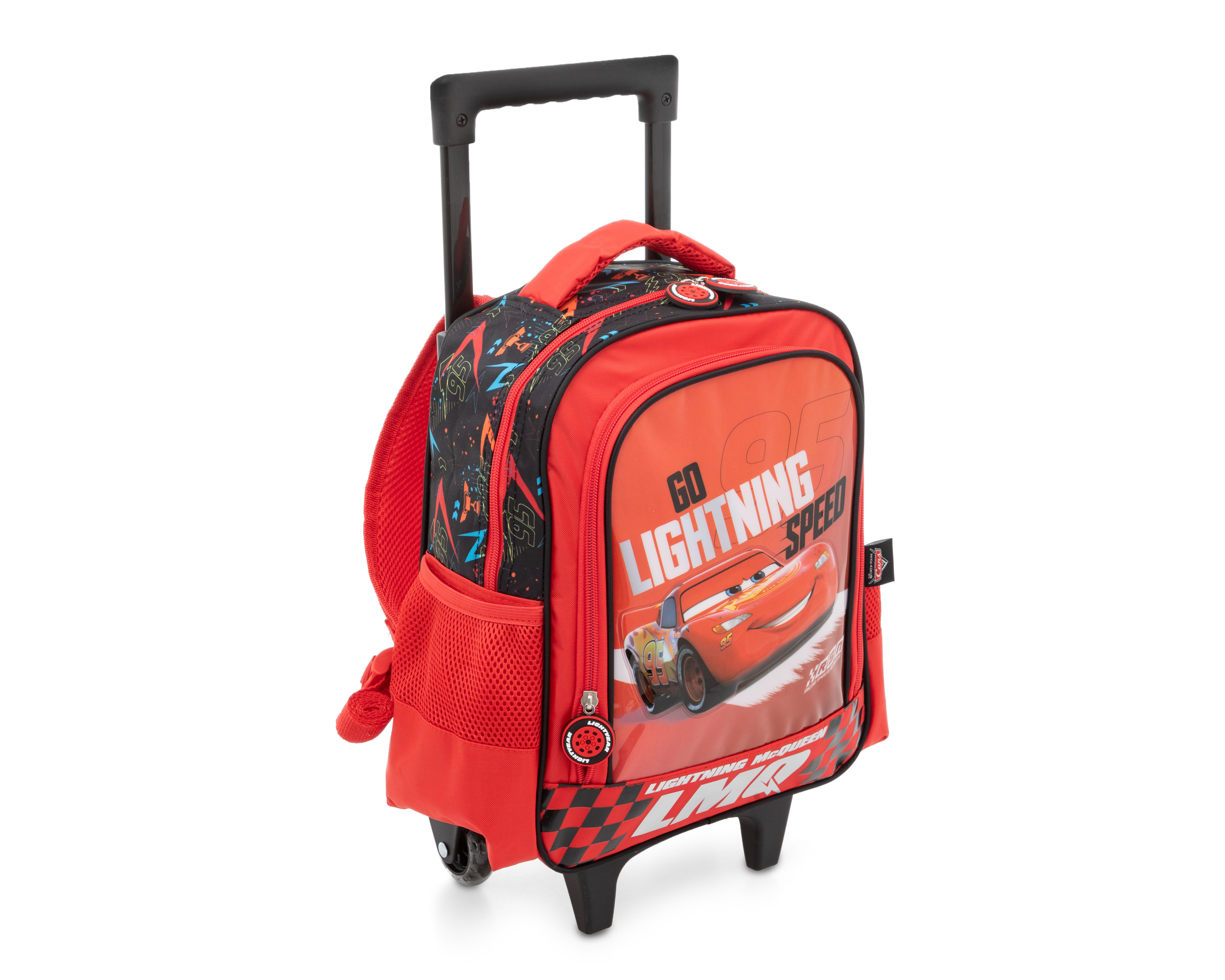 Foto 3 pulgar | Foto 2 | Mochila con Ruedas Disney Cars Roja