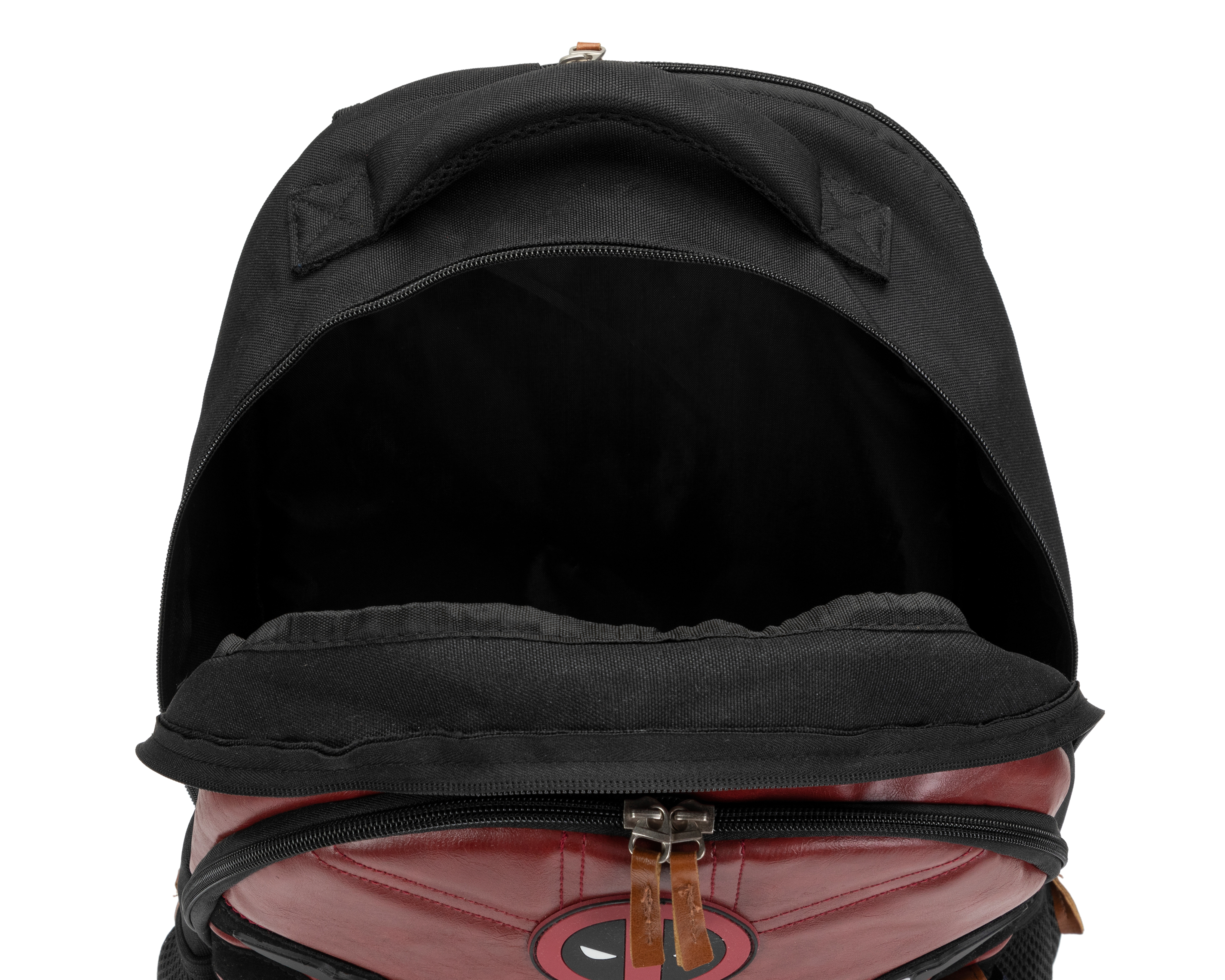 Foto 7 pulgar | Foto 6 | Mochila Marvel Deadpool Negra