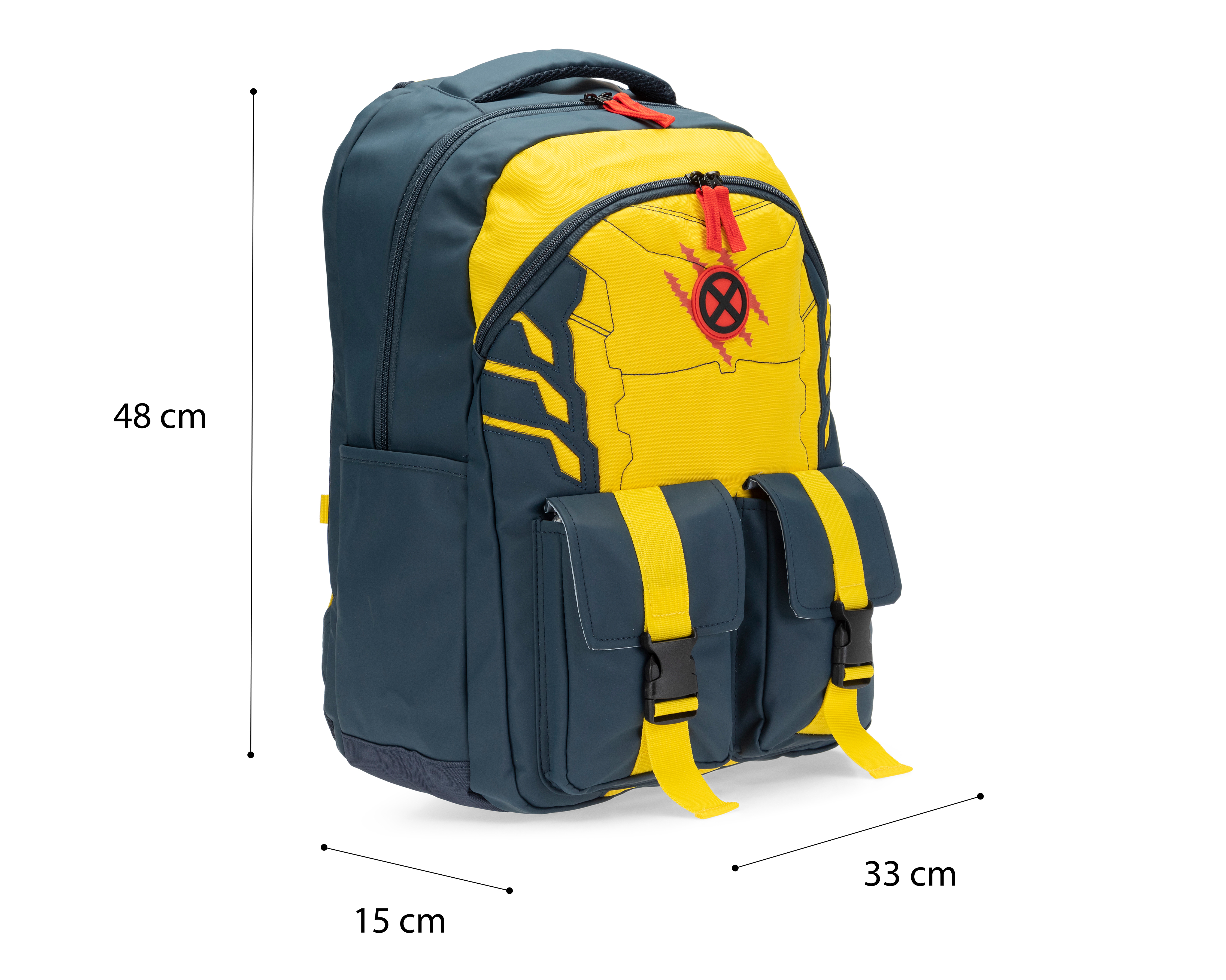 Foto 8 pulgar | Foto 7 | Mochila Marvel Wolverine Azul