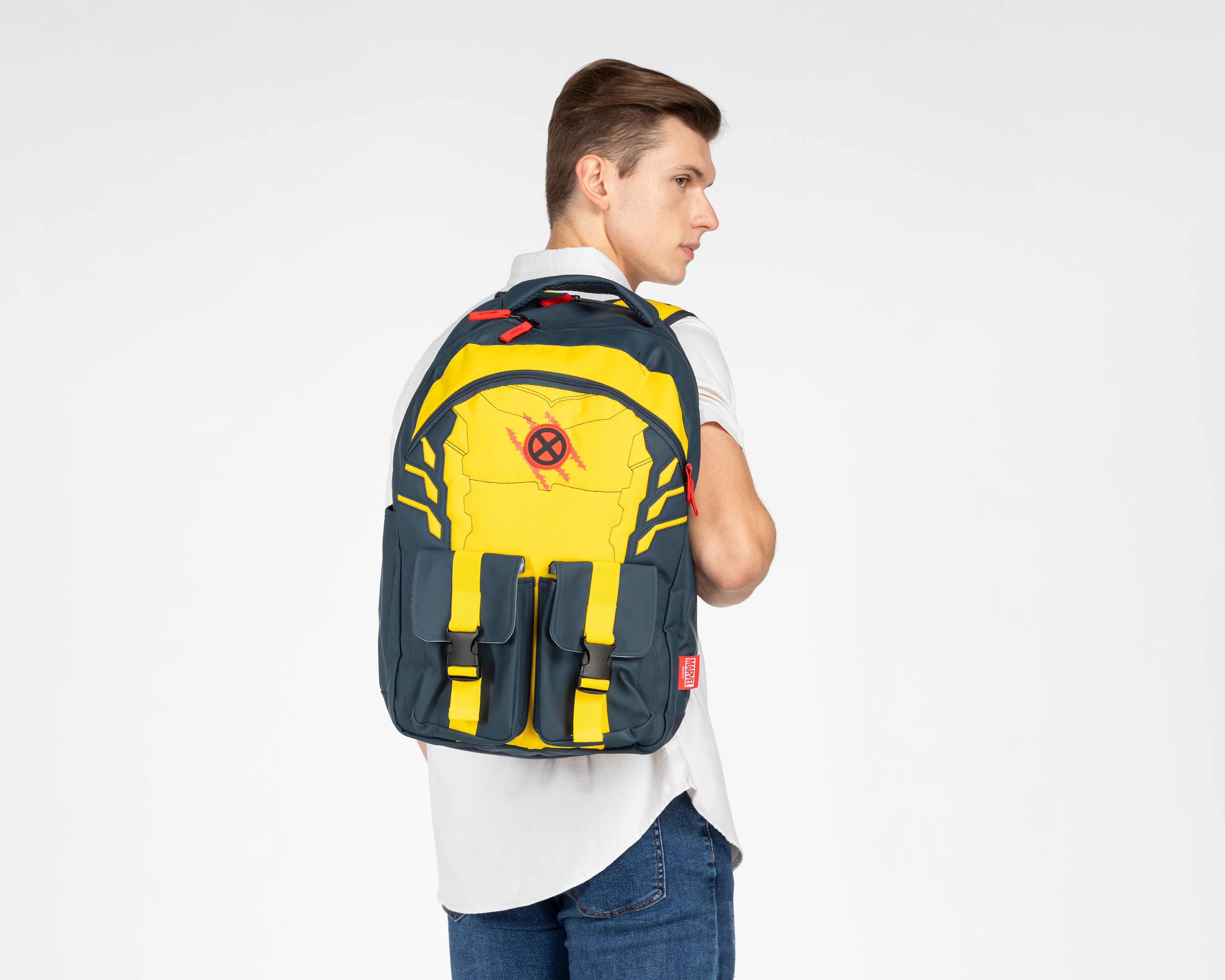 Foto 9 pulgar | Foto 8 | Mochila Marvel Wolverine Azul