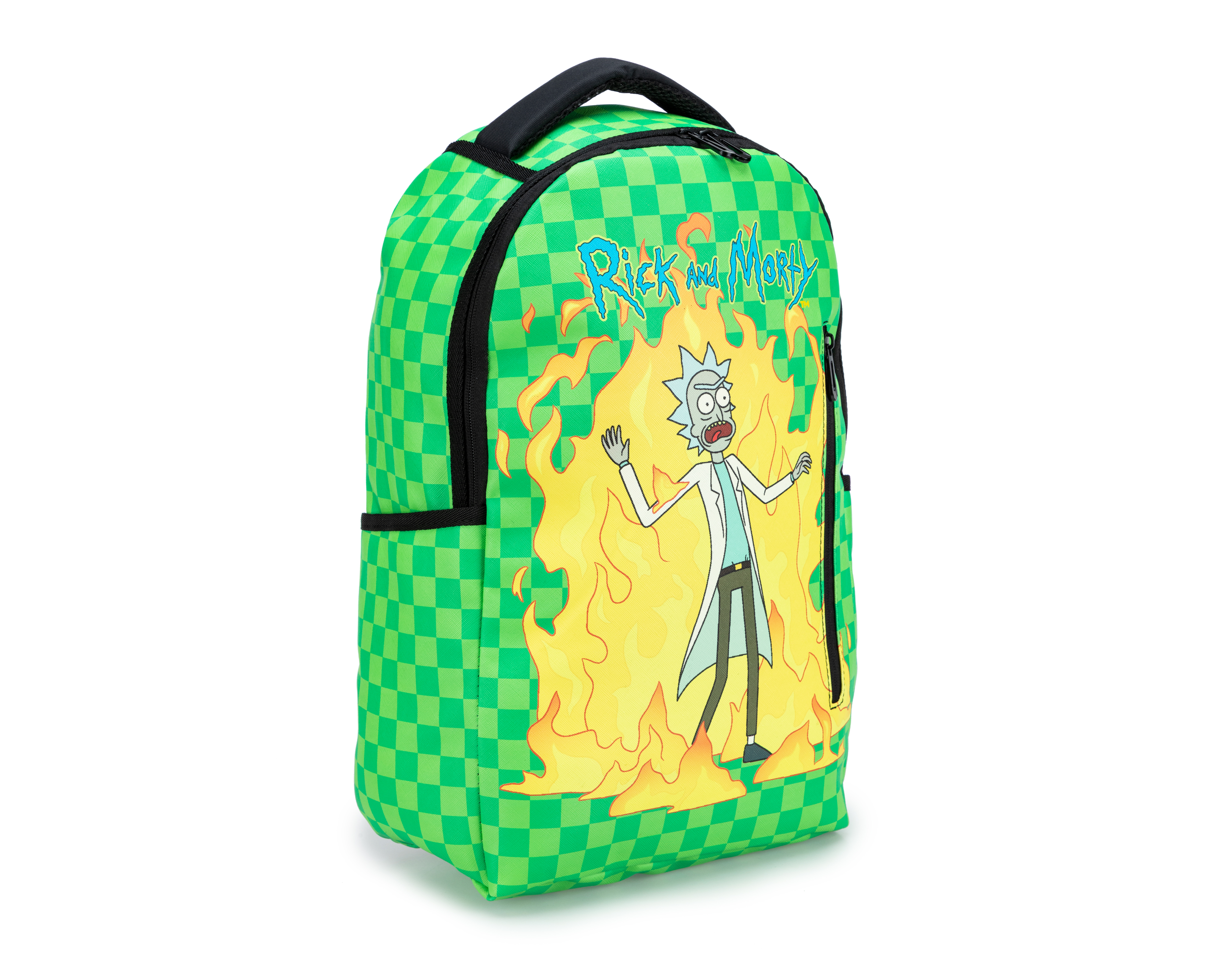 Foto 3 pulgar | Foto 2 | Mochila Escolar Rick & Morty Verde