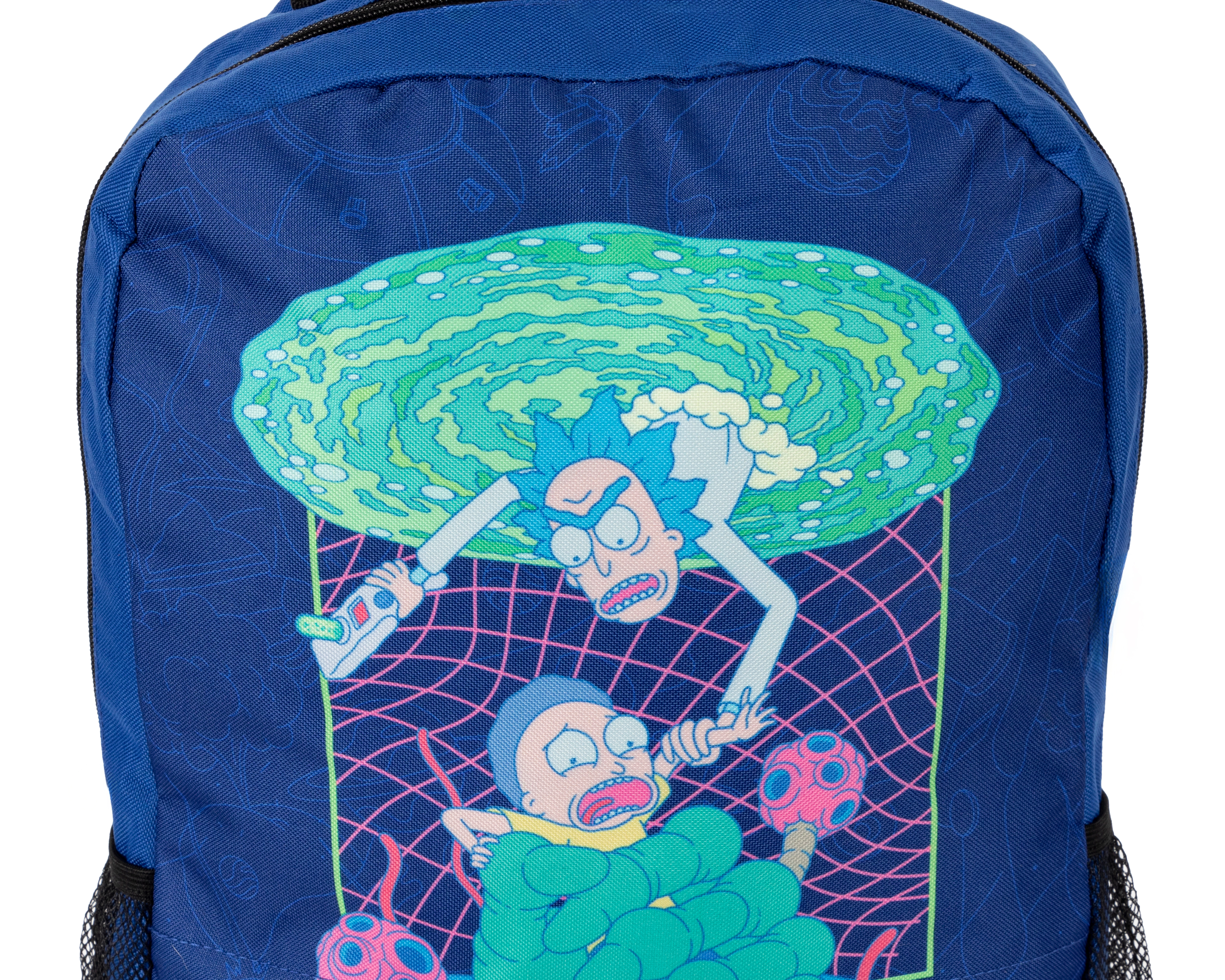 Foto 6 pulgar | Foto 5 | Mochila Rick & Morty Azul
