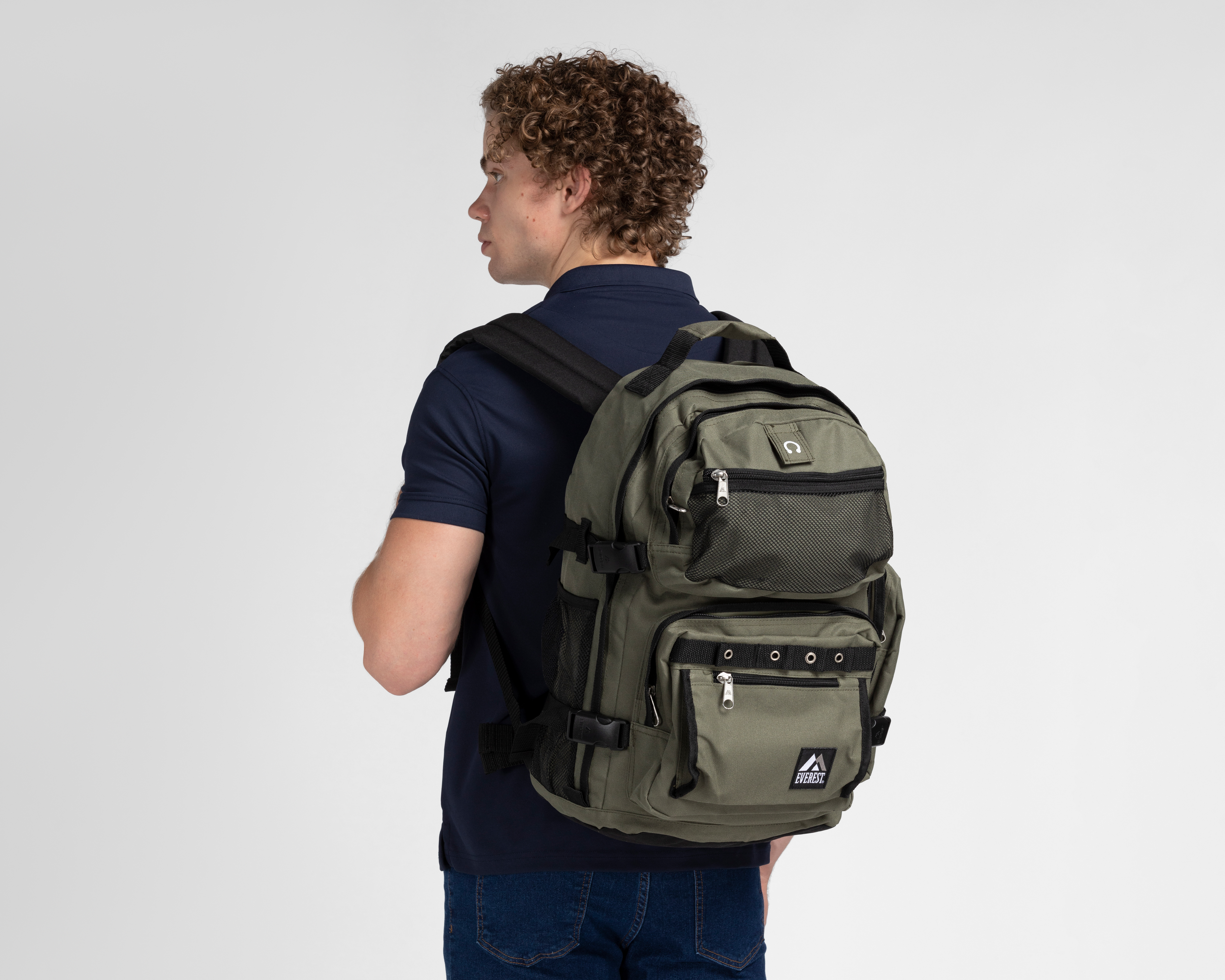Foto 9 pulgar | Foto 8 | Mochila Everest Verde Olivo