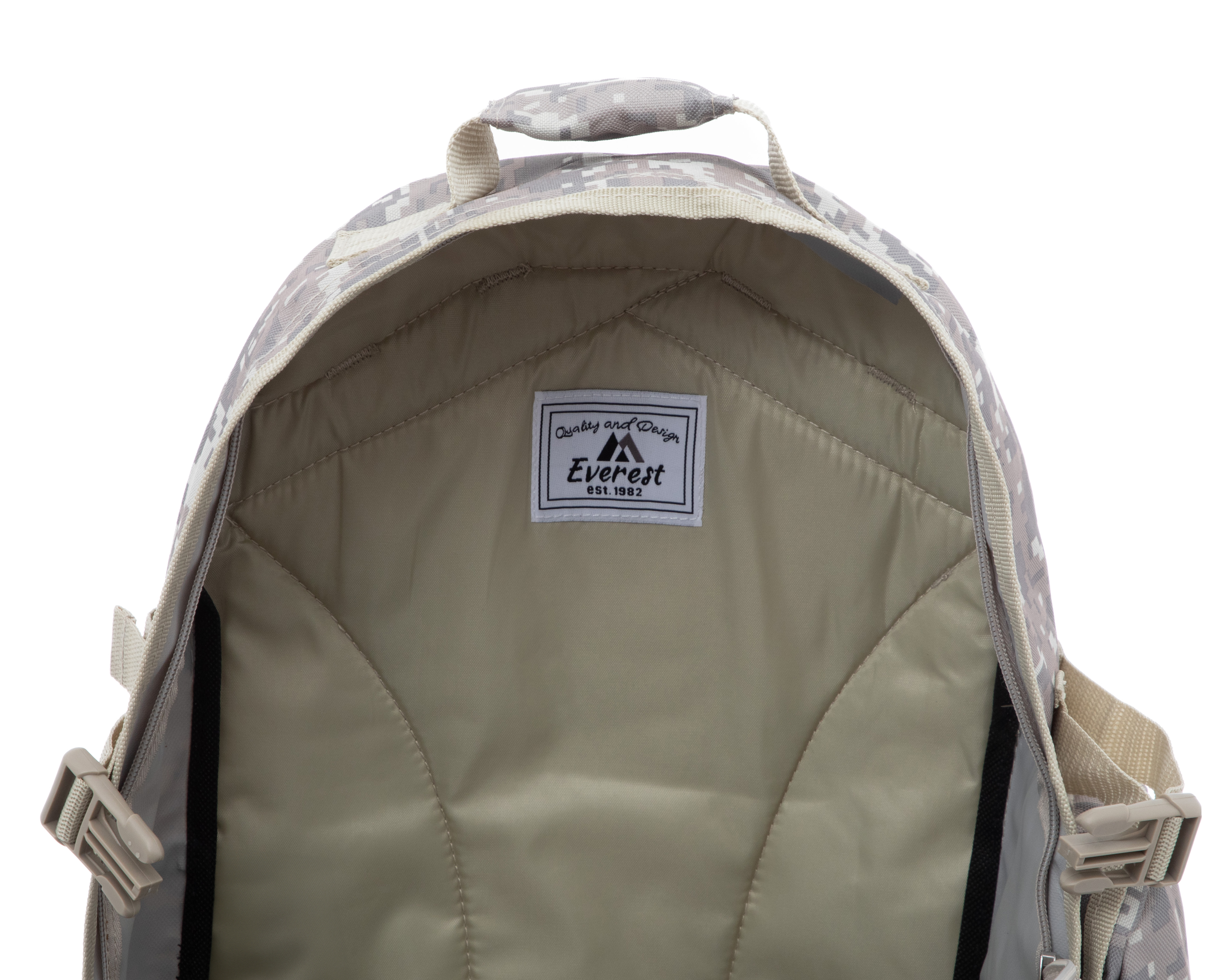 Foto 7 pulgar | Foto 6 | Mochila Everest con Estampado Geométrico Gris