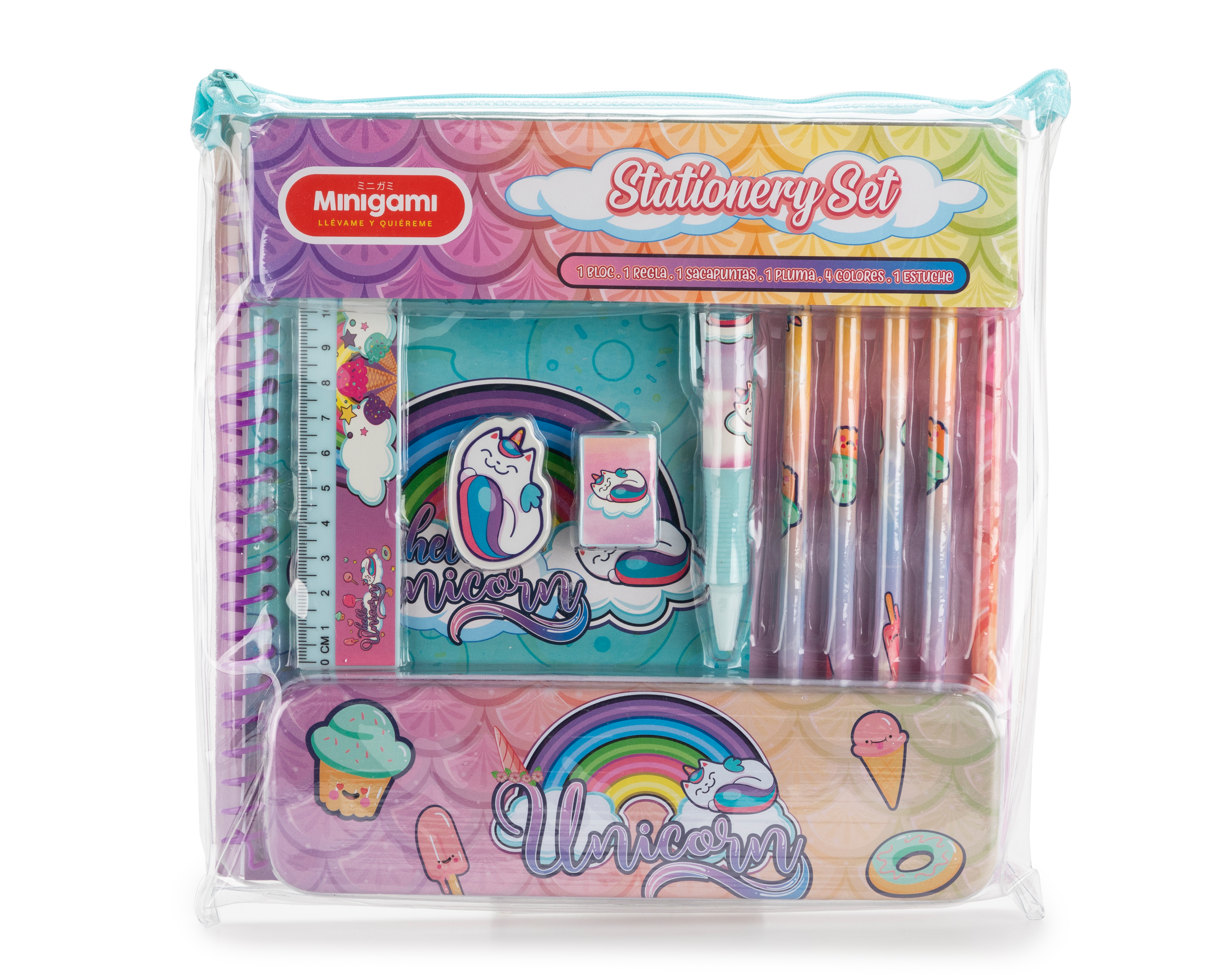 Foto 1 | Foto 1 | Libreta de Unicornio Minigami Stationery Set con Accesorios