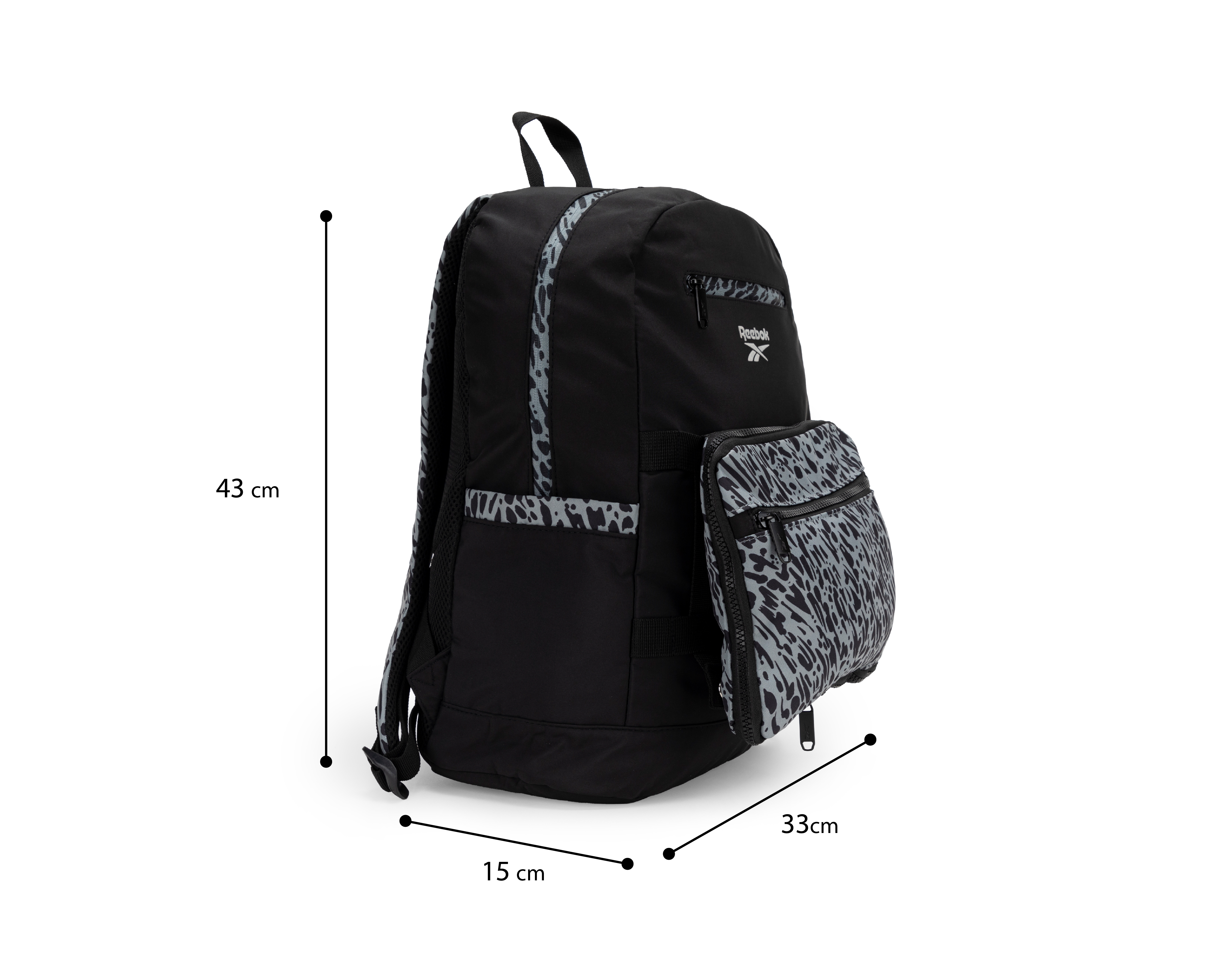 Foto 8 pulgar | Foto 7 | Mochila Escolar Reebok Negra