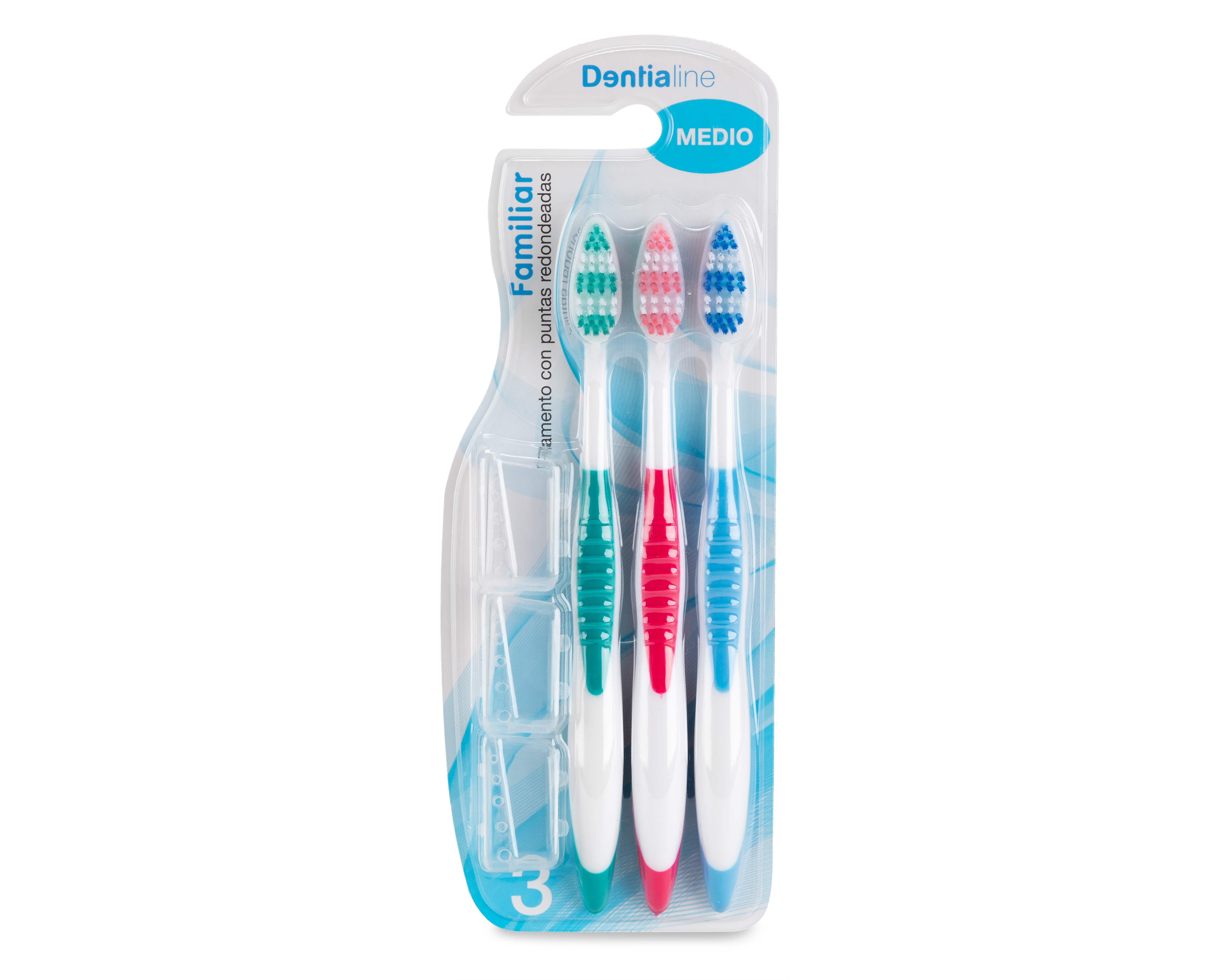 Cepillo Dental Dentialine Familiar 3 Piezas