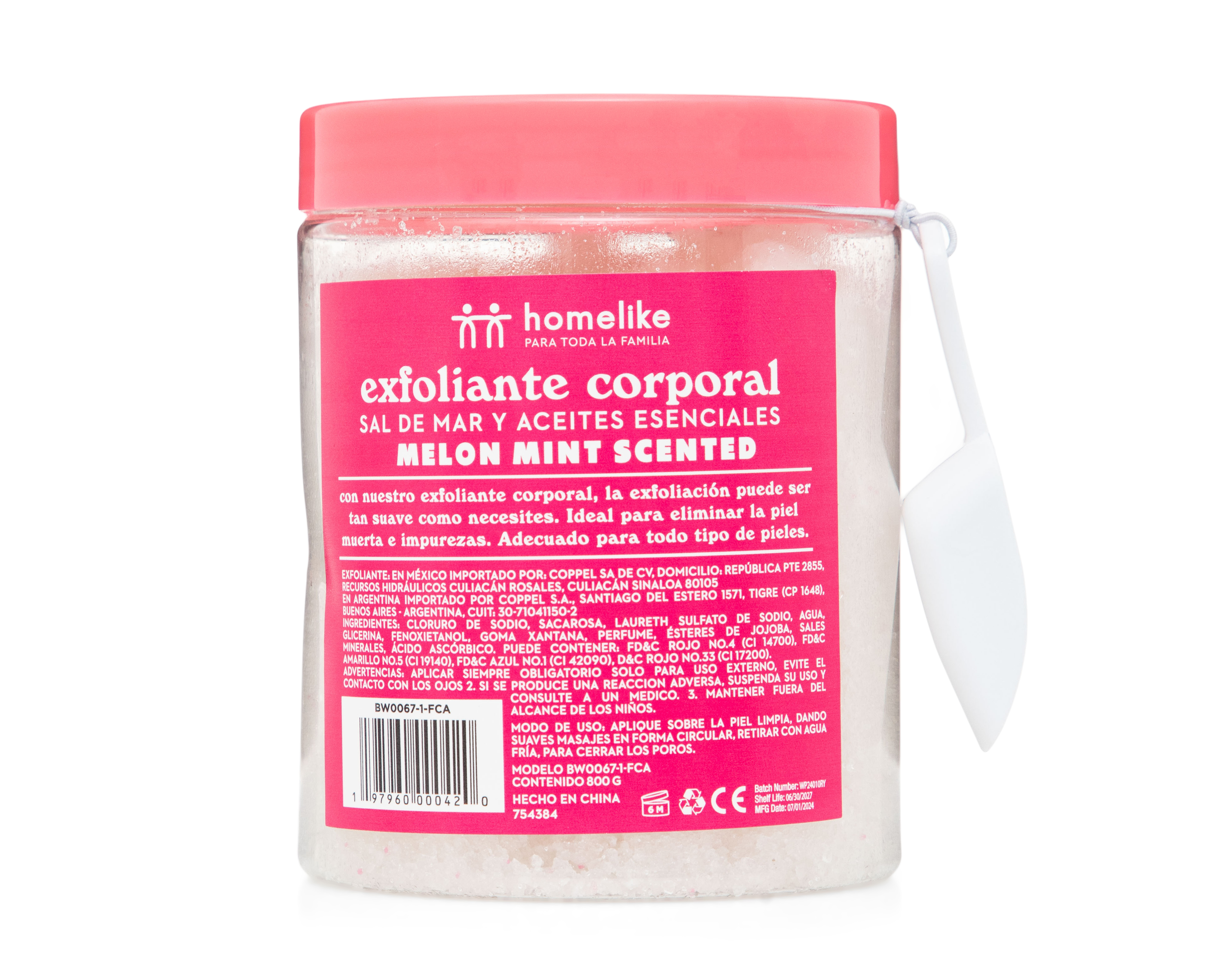 Foto 3 pulgar | Foto 2 | Exfoliante Corporal Homelike Sal de Mar y Aceites Escenciales 800 g