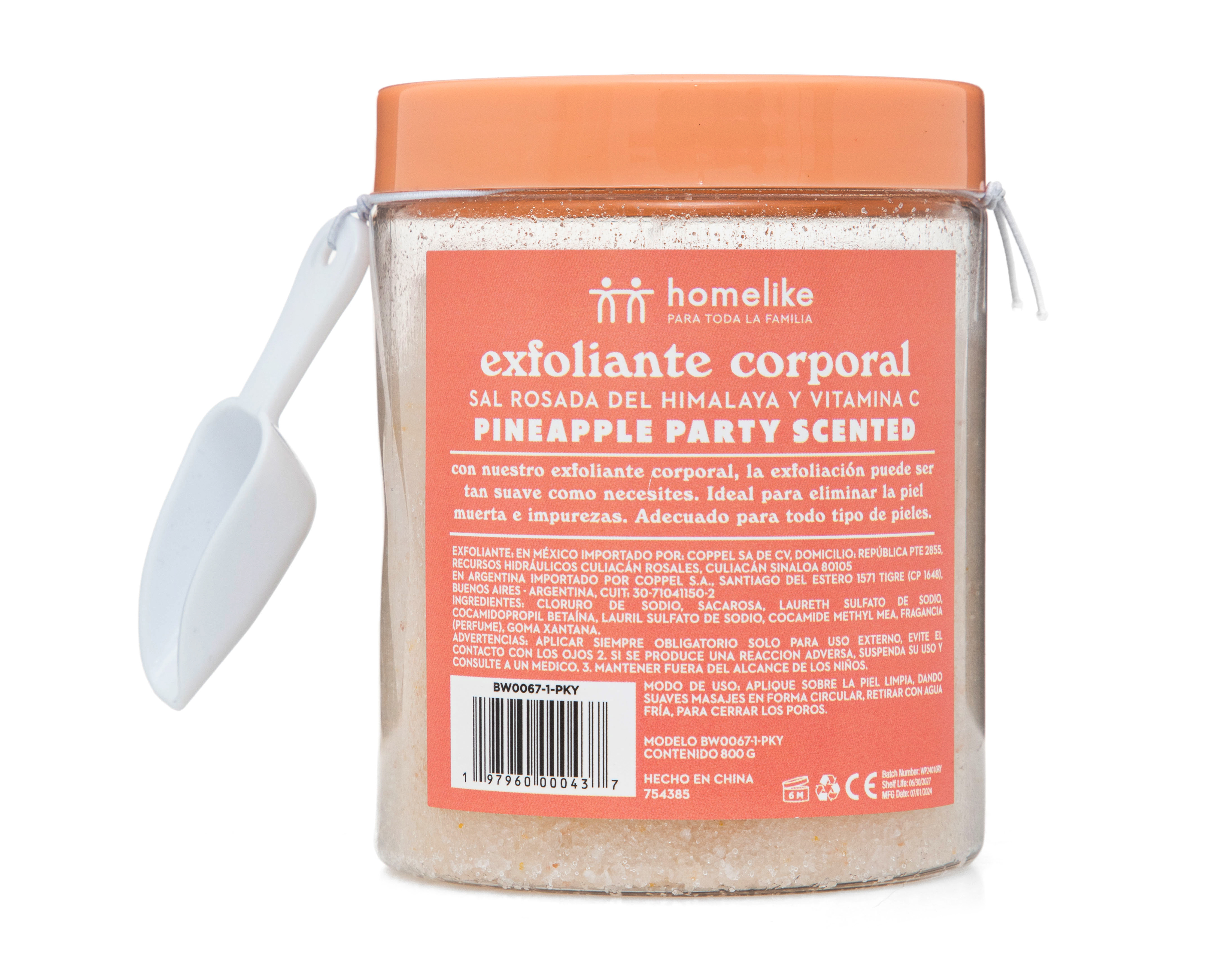 Foto 2 | Foto 2 | Exfoliante Corporal Homelike Sal Rosada del Himalaya y Vitamina C 800 g
