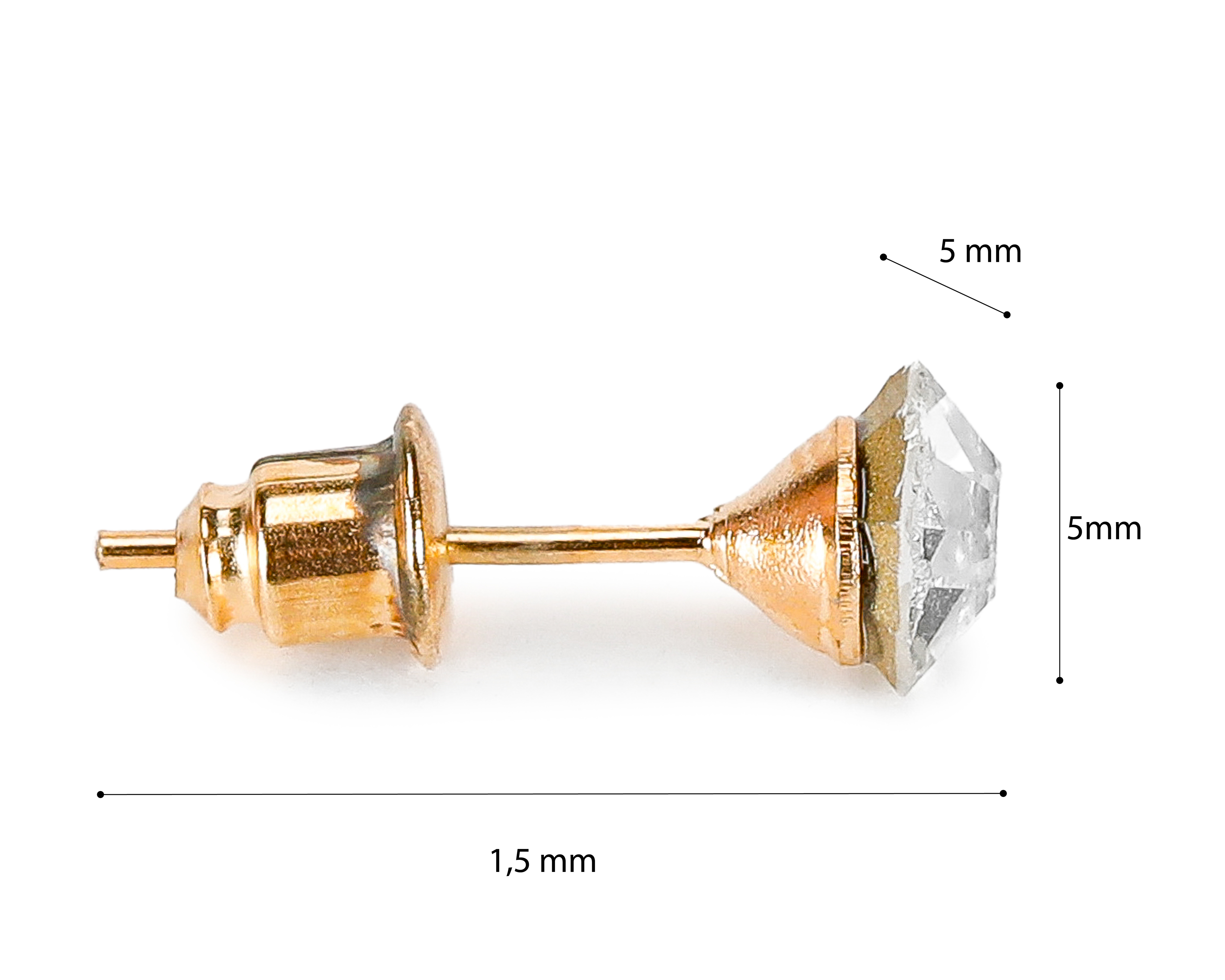 Foto 5 | Foto 5 | Aretes Minigami Dorados 12 Pares