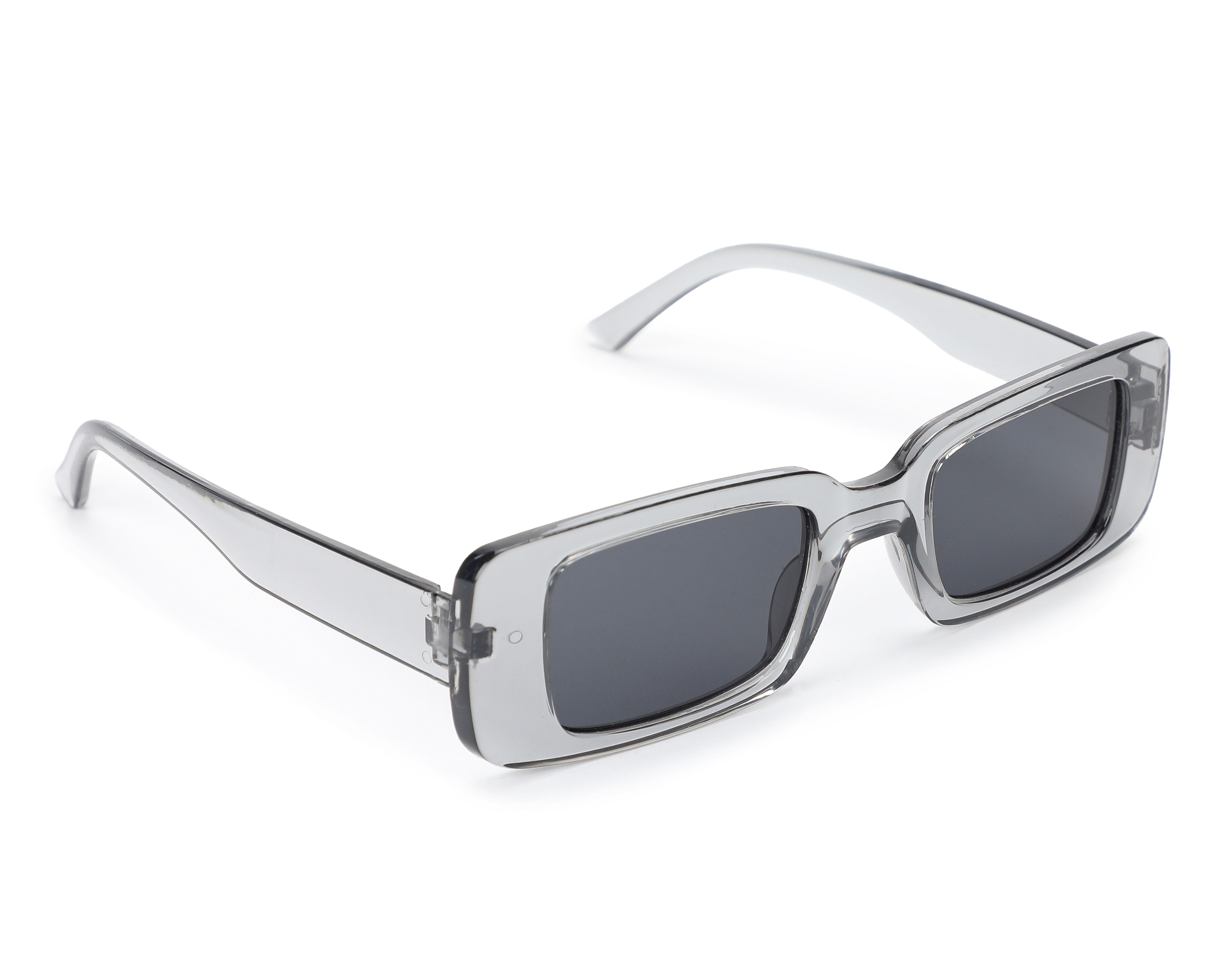 Lentes de Sol Unisex Minigami Rectangulares Transparentes