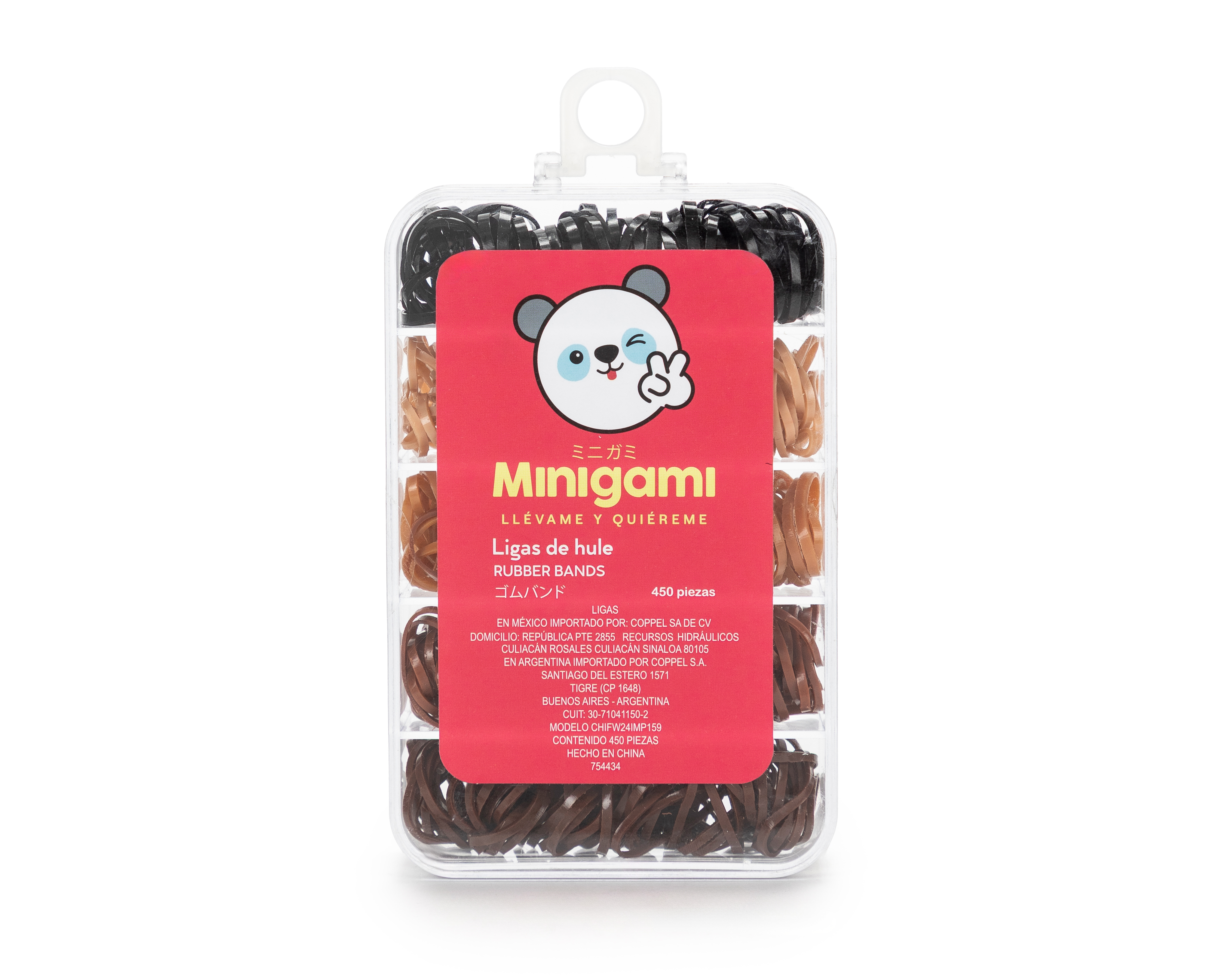 Ligas para Cabello Minigami 450 Piezas