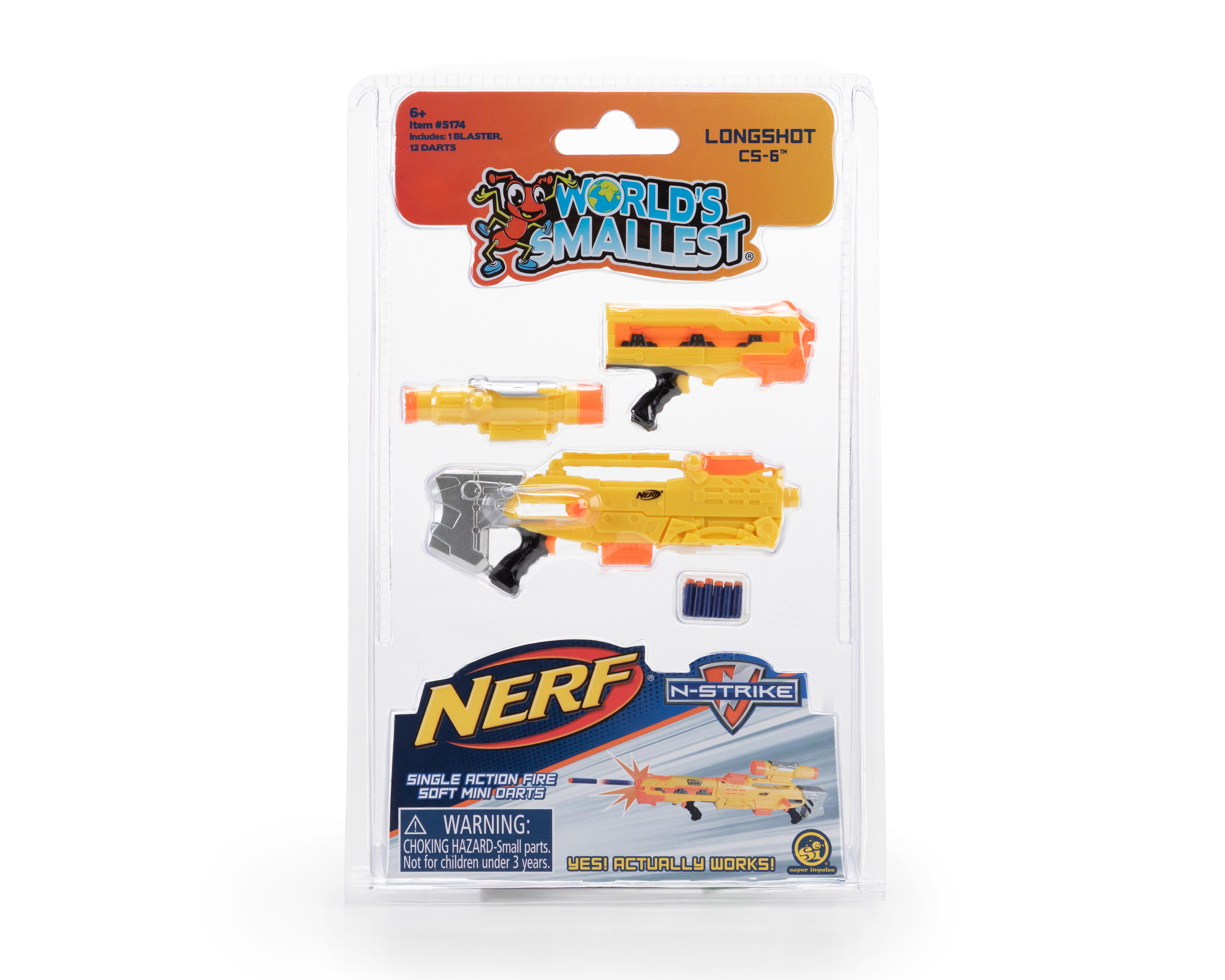 Foto 2 pulgar | Foto 1 | Minilanzadores Nerf World's Smallest