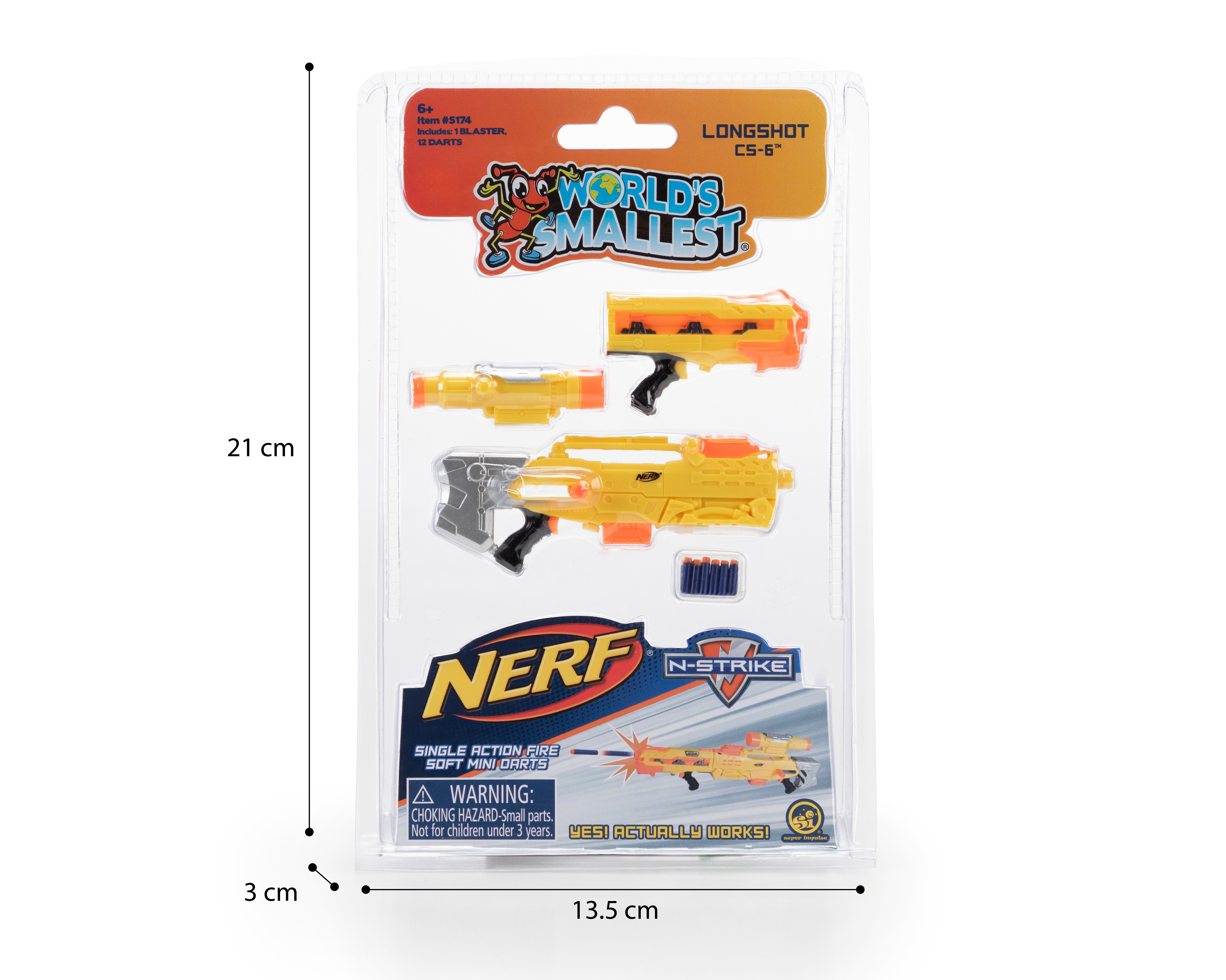 Foto 3 | Foto 3 | Minilanzadores Nerf World's Smallest
